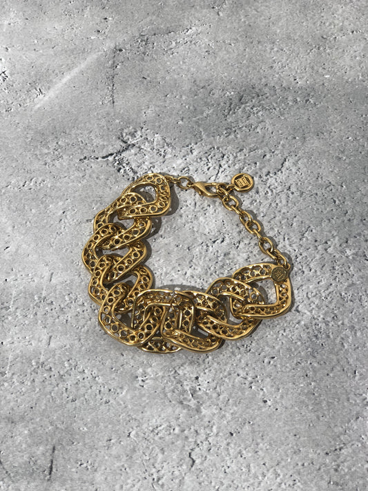 GIVENCHY Bracelet Gold Vintage e33cvs