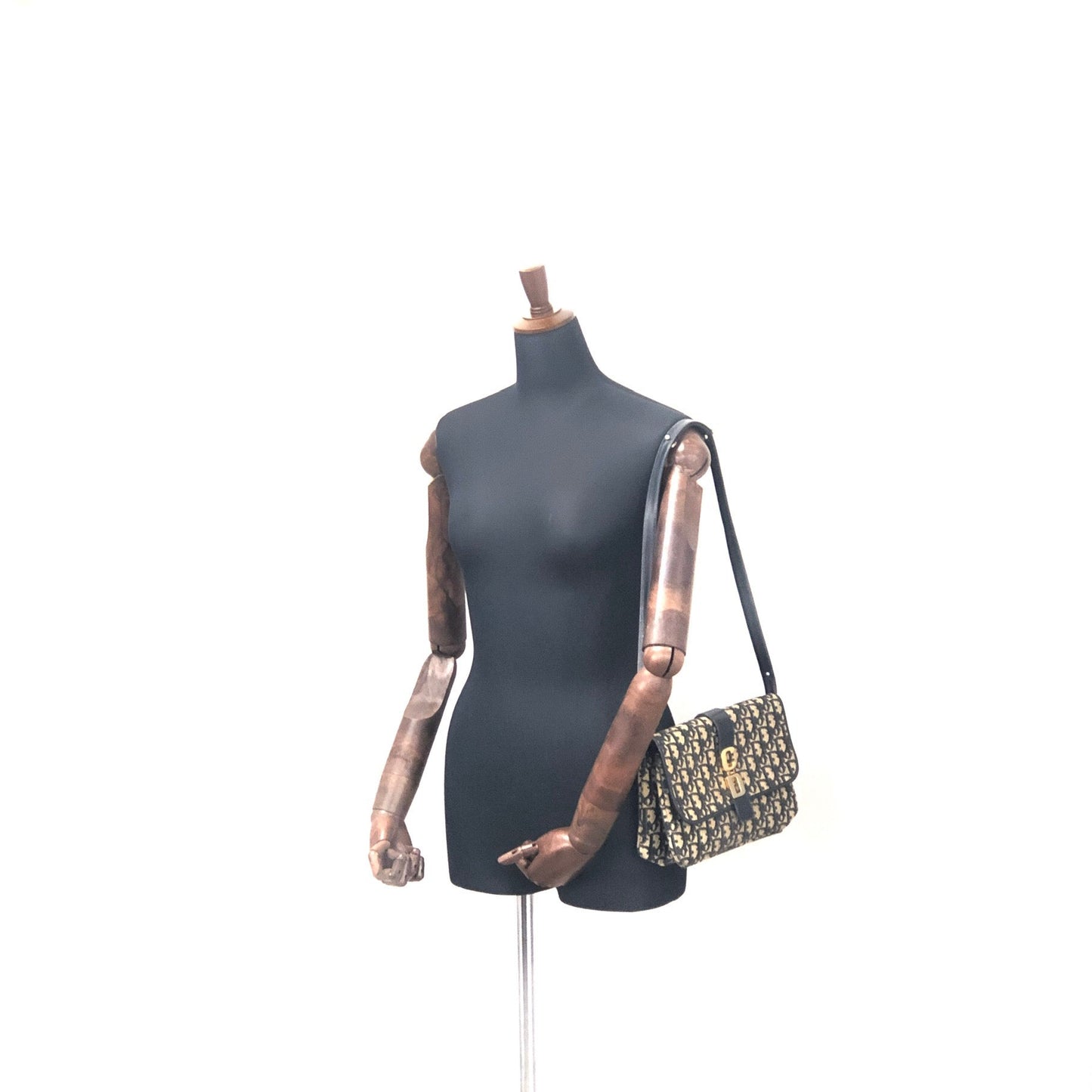 Christian Dior Trotter 皮革×提花海軍藍 av4dz6