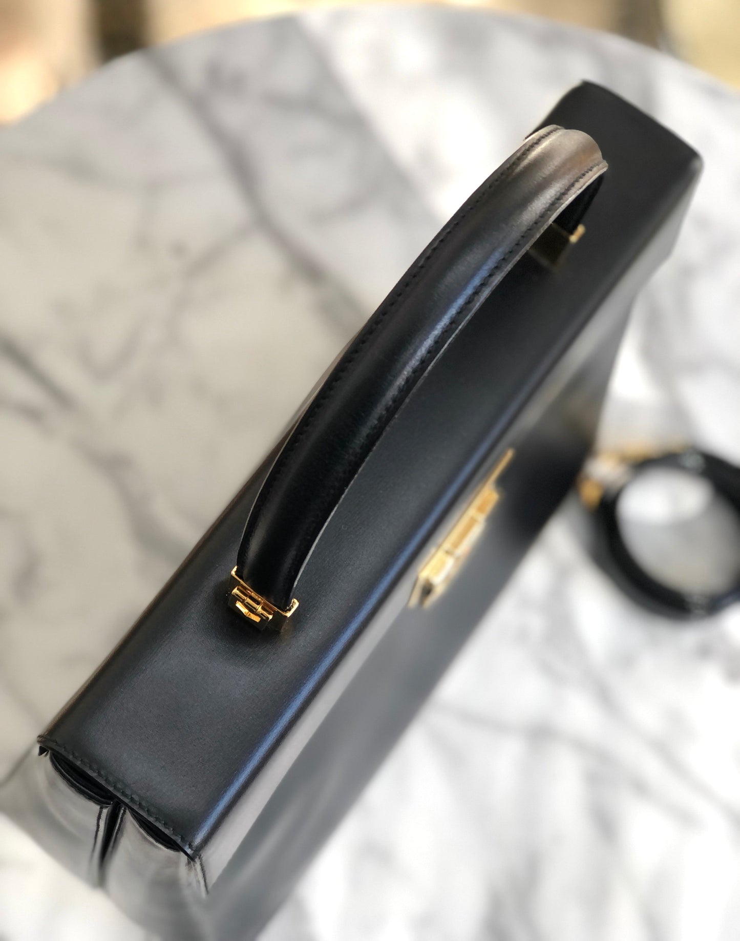 Salvatore Ferragamo Gancini Crossbody Shoulderbag Handbag Black Vintage Old iw4tut