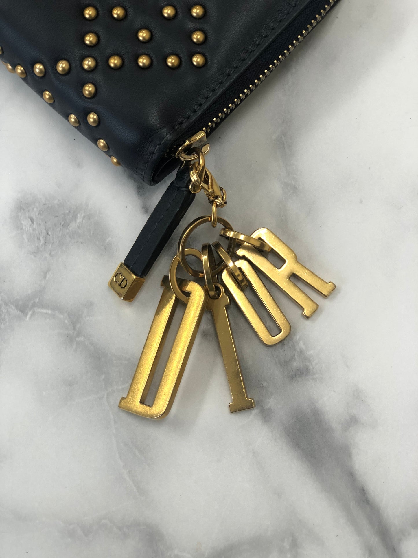 Christian Dior Cannage 皮革 Dior 33-MA0197 小巧皮夾 Nyvy 7m4p8z