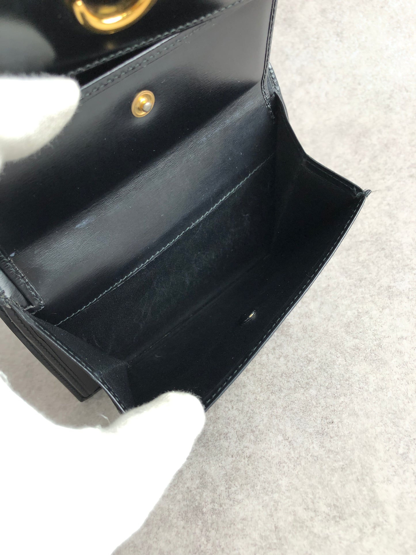 Cartier Trifold Wallet Black Vintage c3eb42