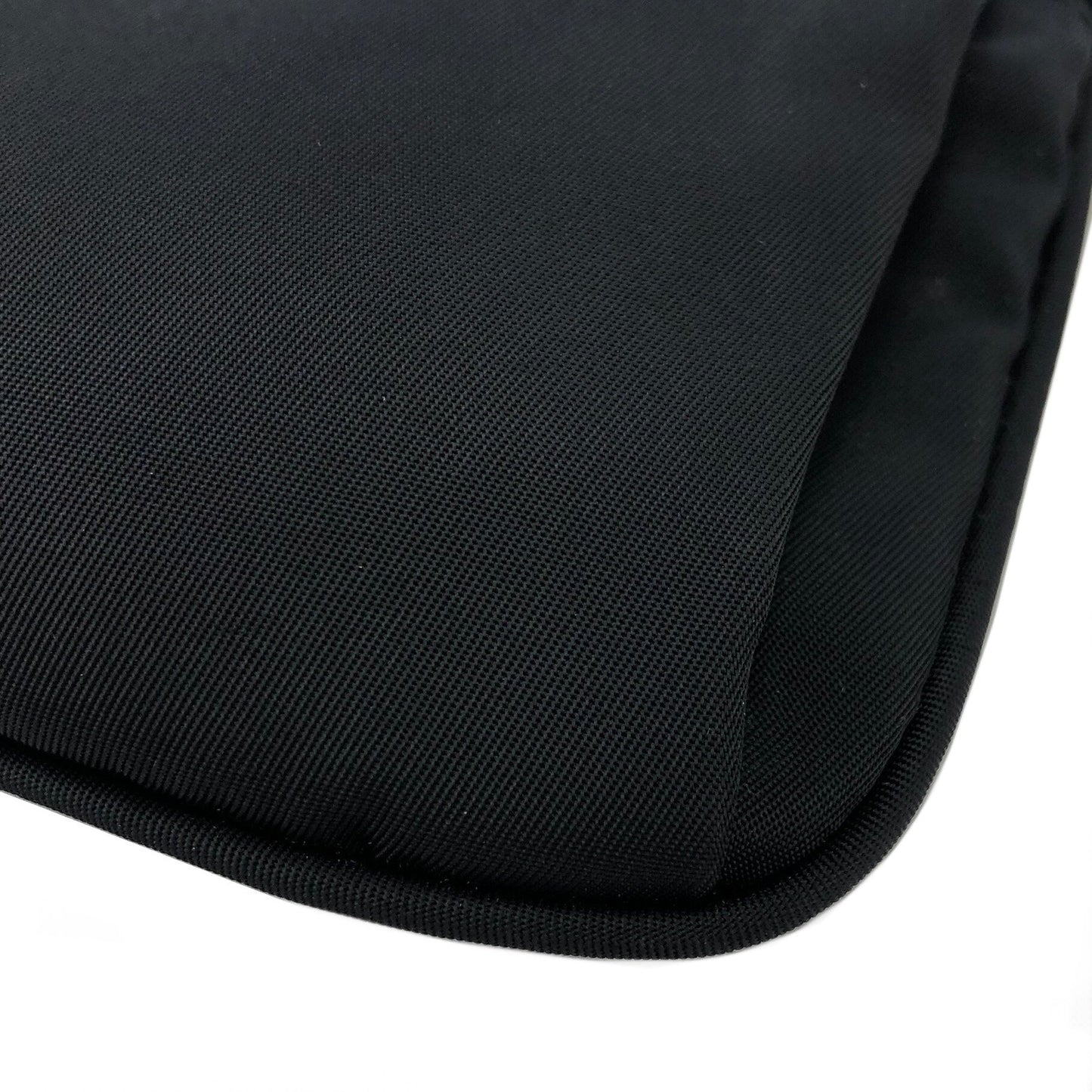 PRADA Triangle logo Nylon Waist bag Black Vintage sh566s
