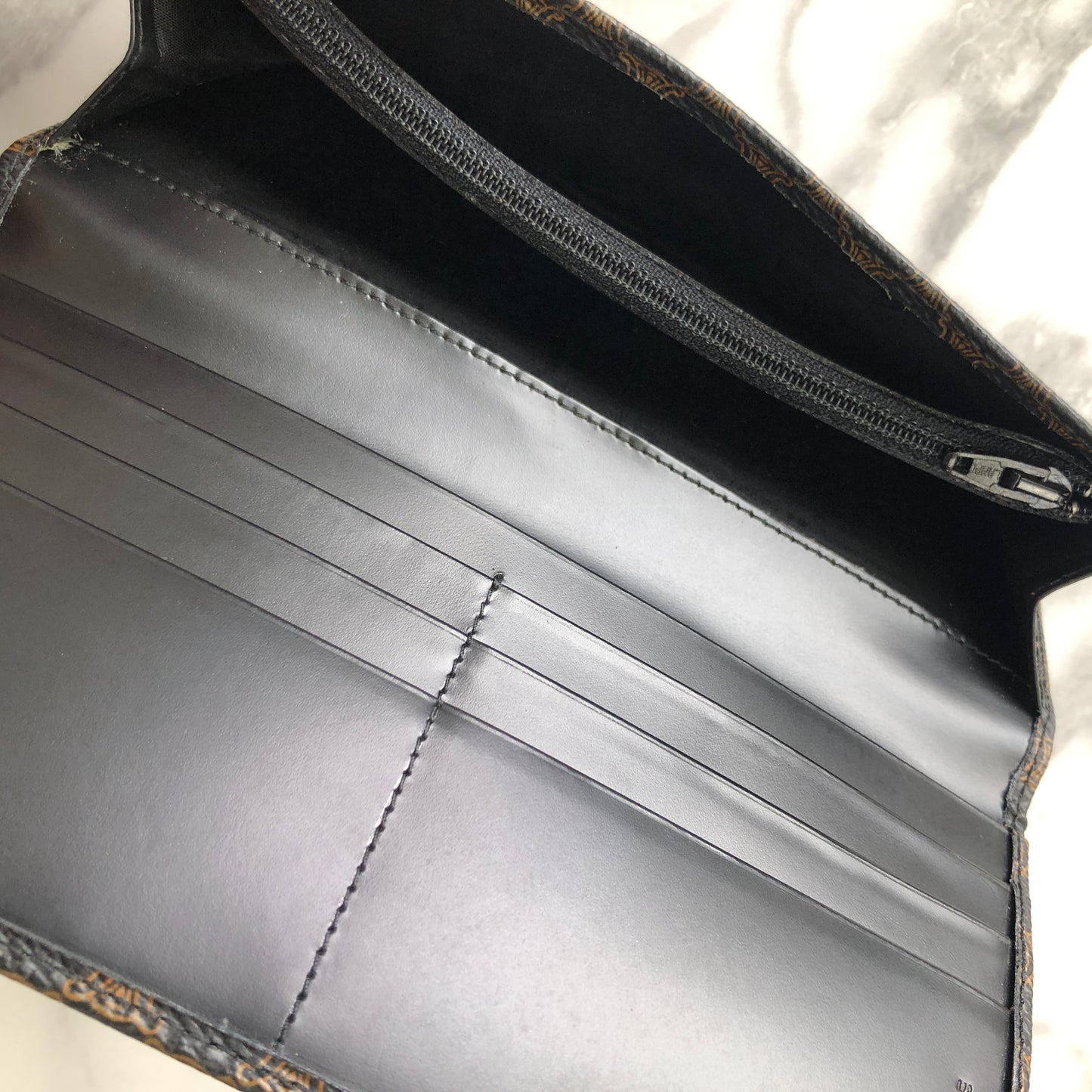 CELINE Wallet Macadam Black 48i6pu