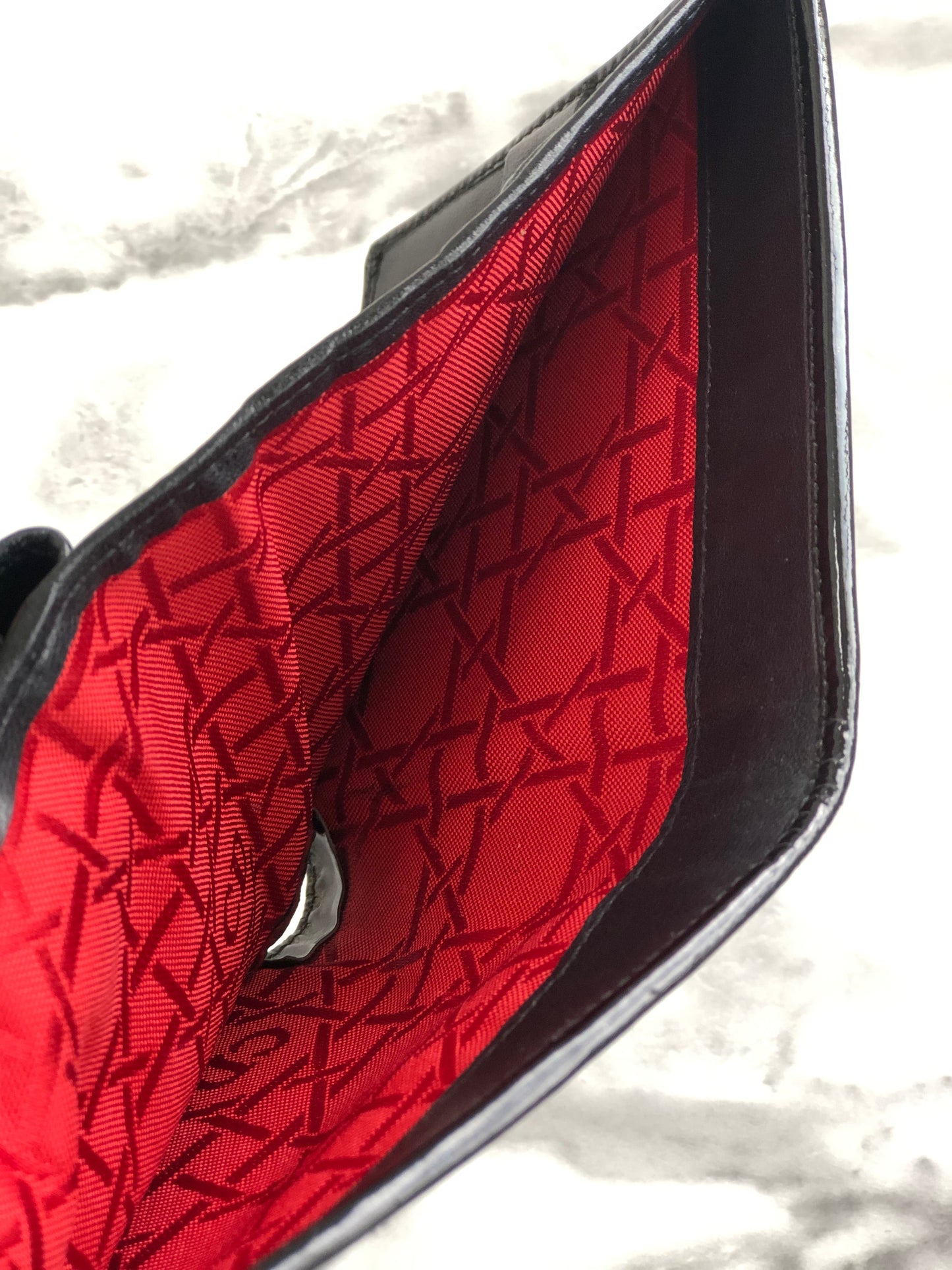 Christian Dior 皮夾 漆皮 Cannage 黑色 n8nbaj
