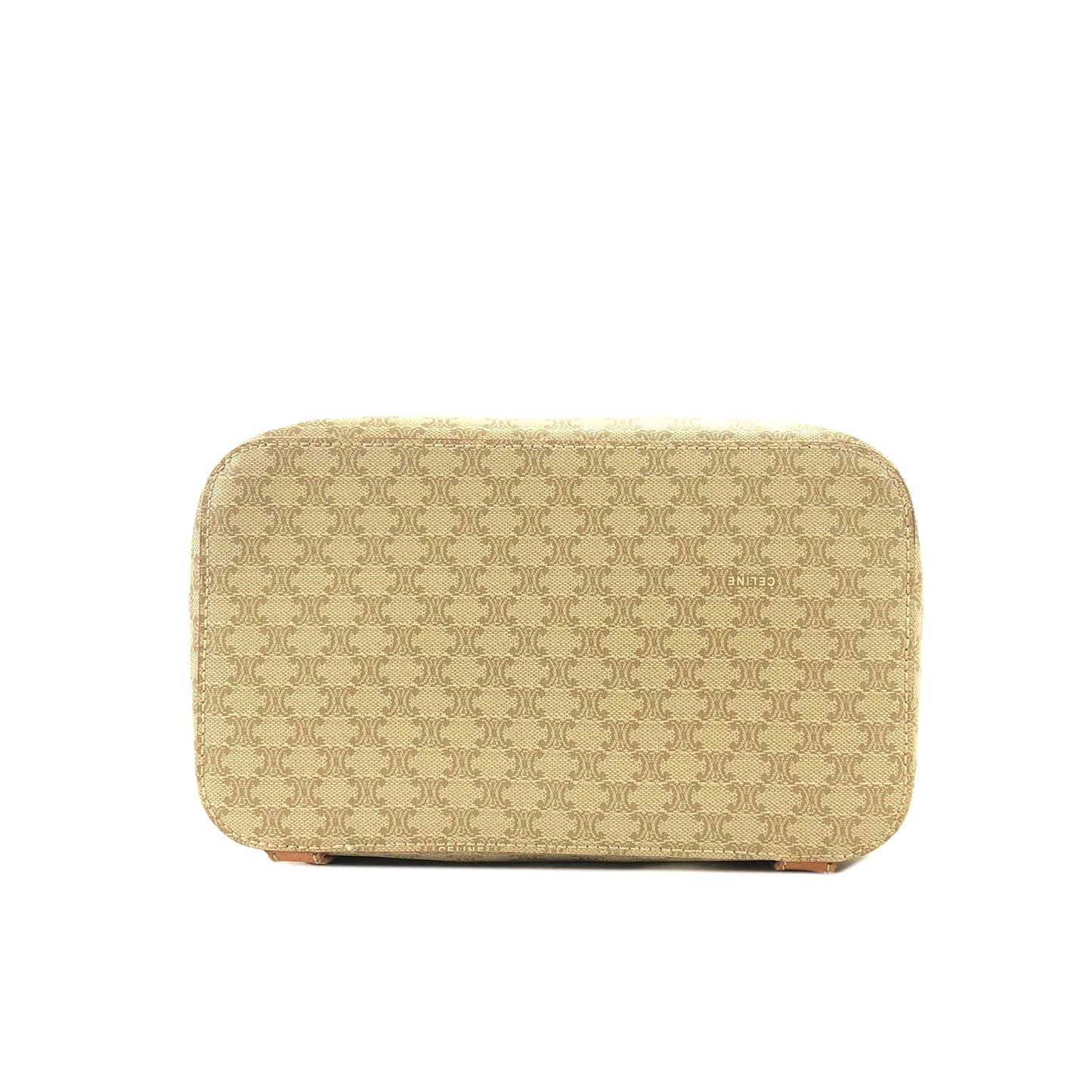 CELINE Macadam Triomphe 背包 米色 Vintage Old Celine mchxj3