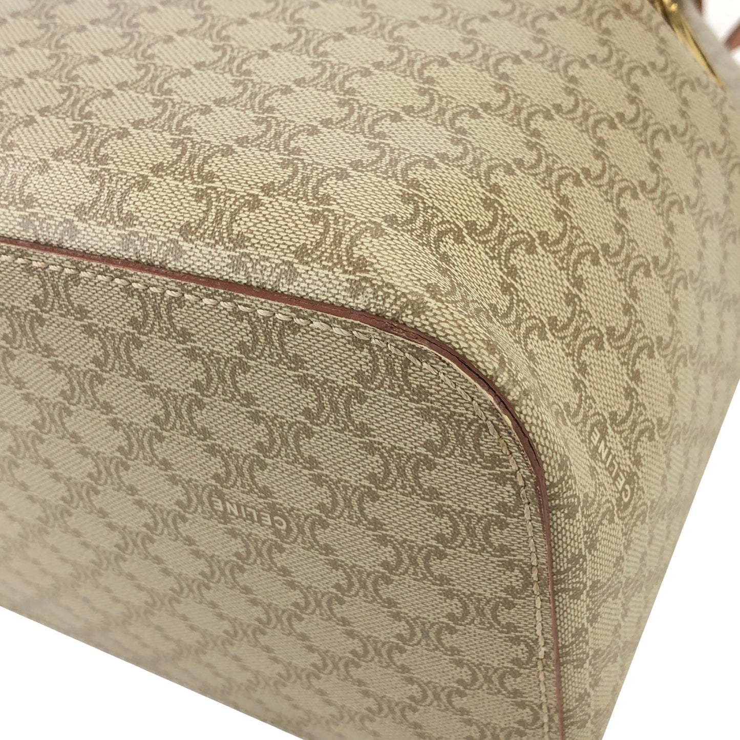 CELINE Macadam Triomphe 背包 米色 Vintage Old Celine mchxj3