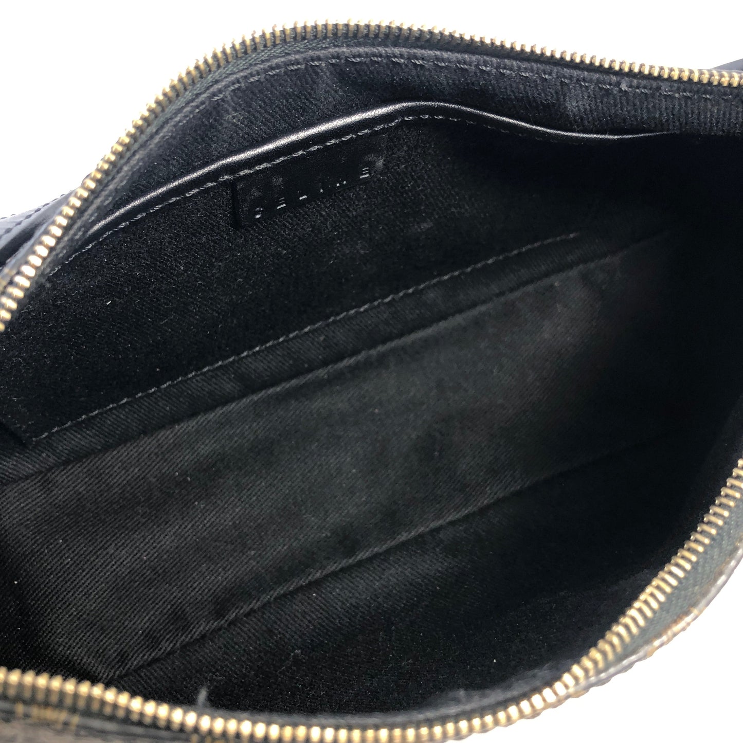 CELINE Macadam Handag Hobobag Black Old Celine Vintage hf3e83
