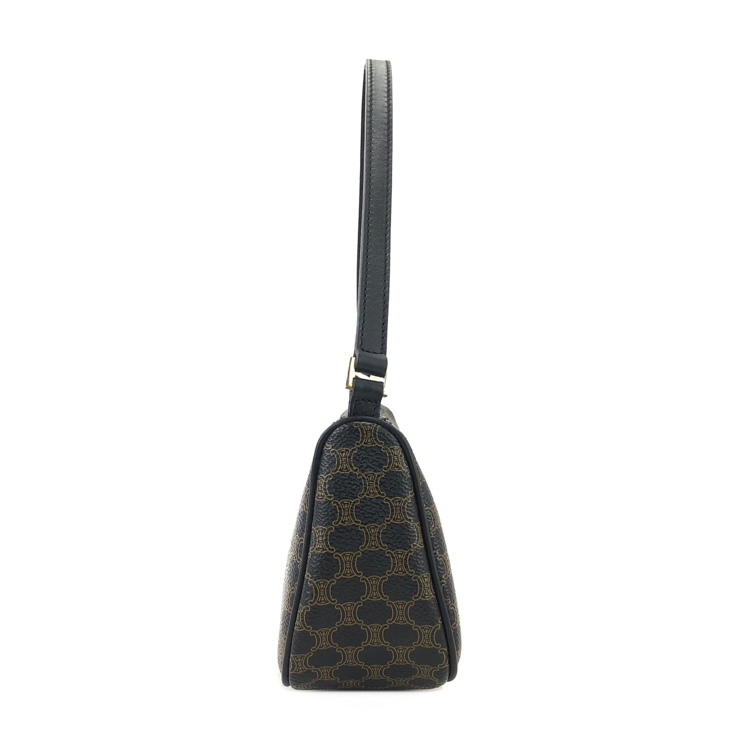 CELINE Macadam Handag Hobobag Black Old Celine Vintage hf3e83
