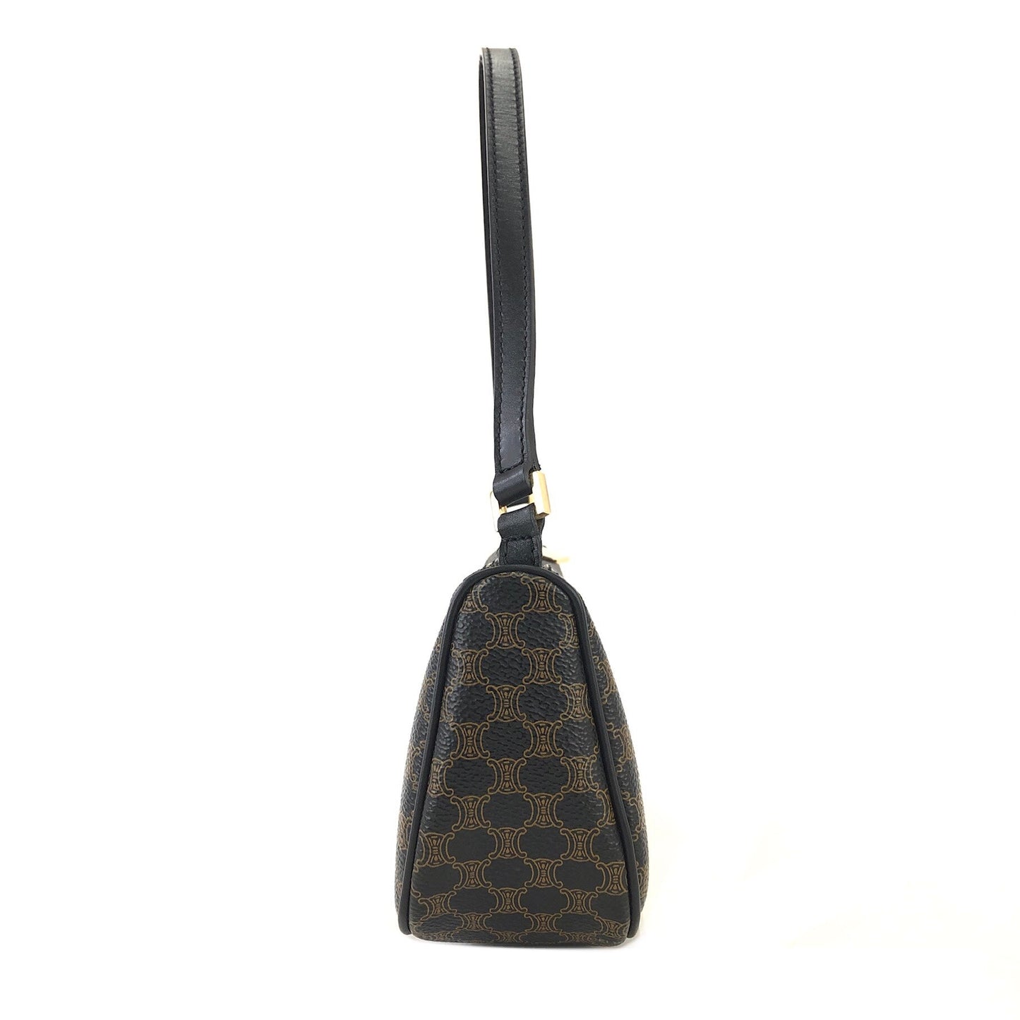 CELINE Macadam Handag Hobobag Black Old Celine Vintage hf3e83
