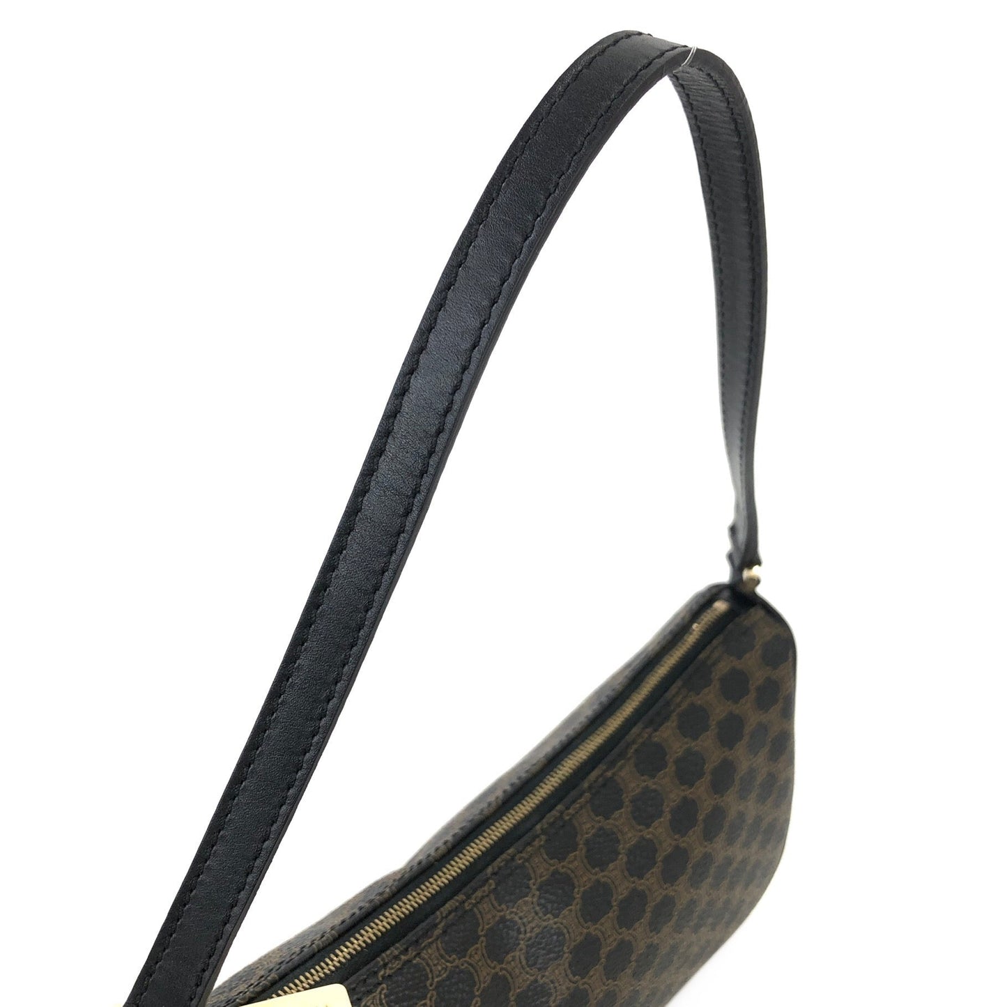 CELINE Macadam Handag Hobobag Black Old Celine Vintage hf3e83