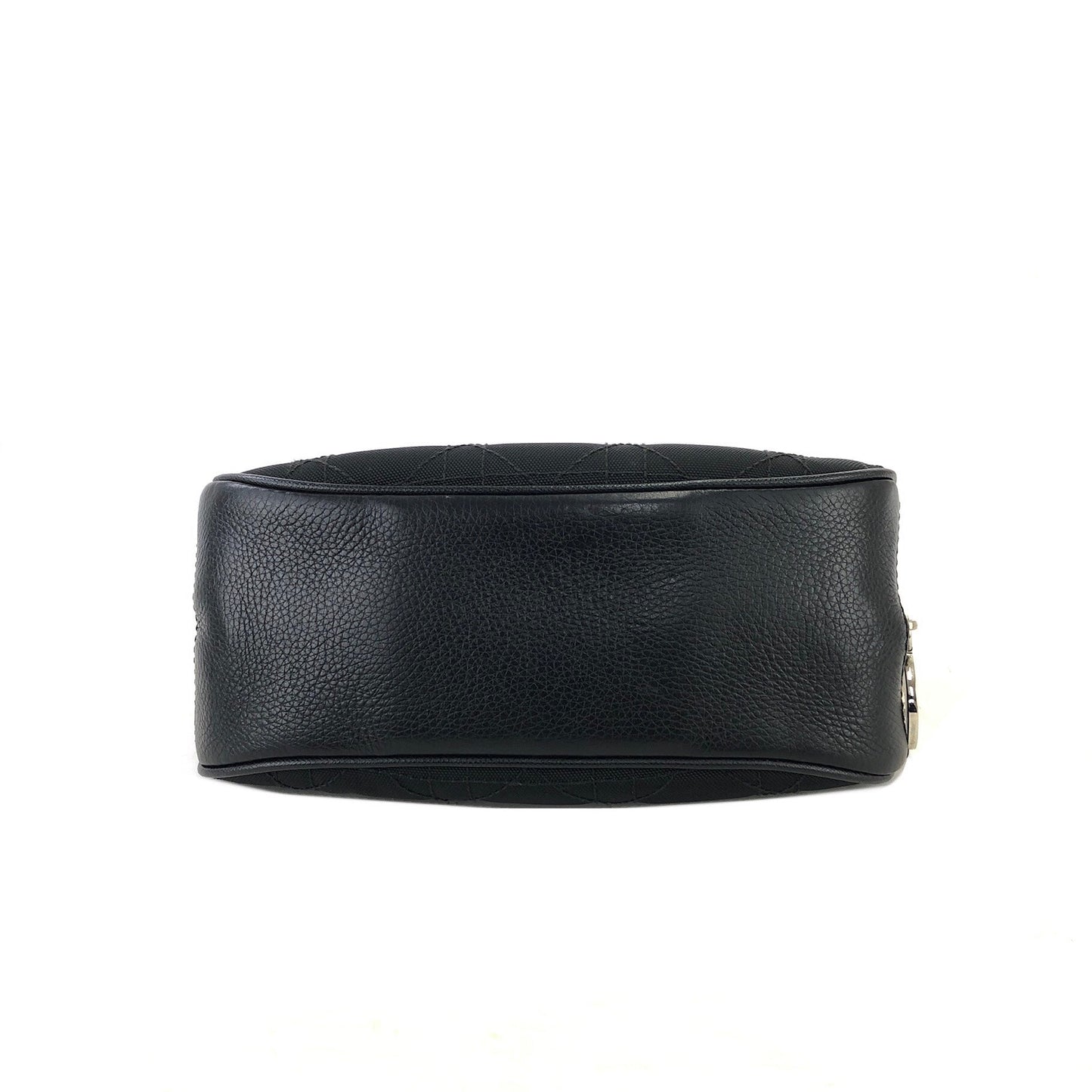 Christian Dior Cannage Charm Canvas Pouch Black Vintage Old 66dgej