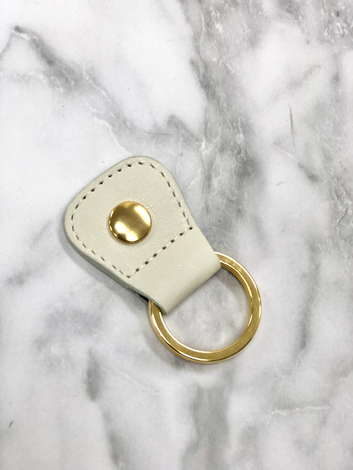 Christian Dior CD logo Leather handbag White Vintage jnzf2z