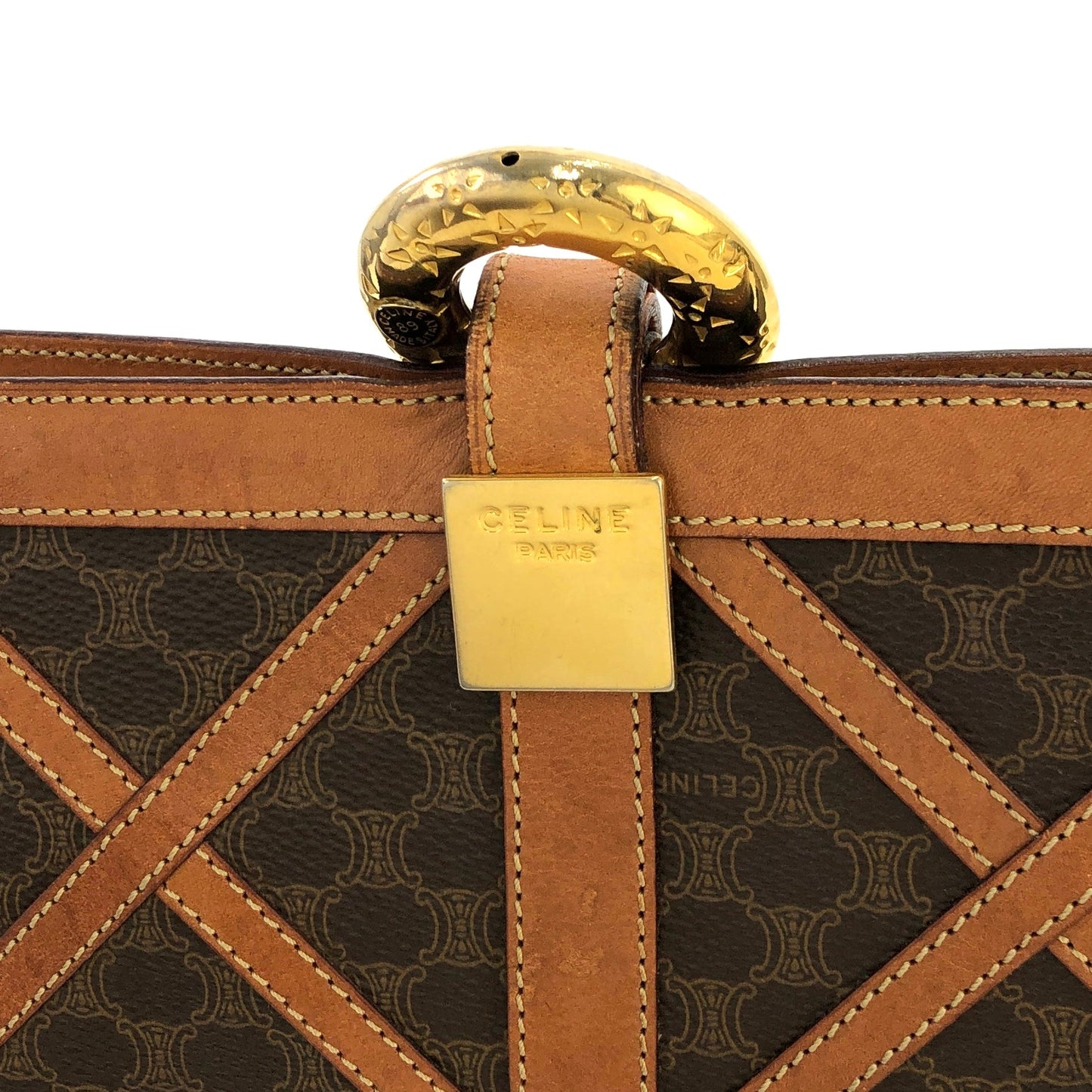 CELINE Macadam Starball 肩背包 棕色 復古 舊 CELINE 8yfe4z