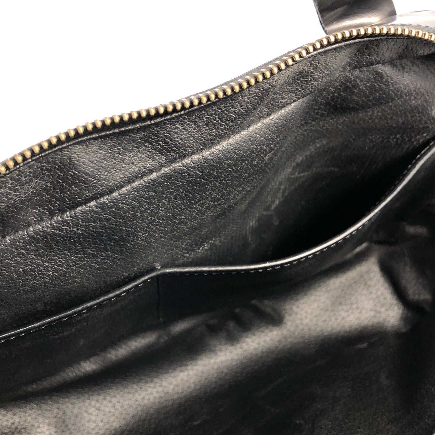 CELINE Logo Macadam Handbag Brown Vintage Old Celine dr2czg