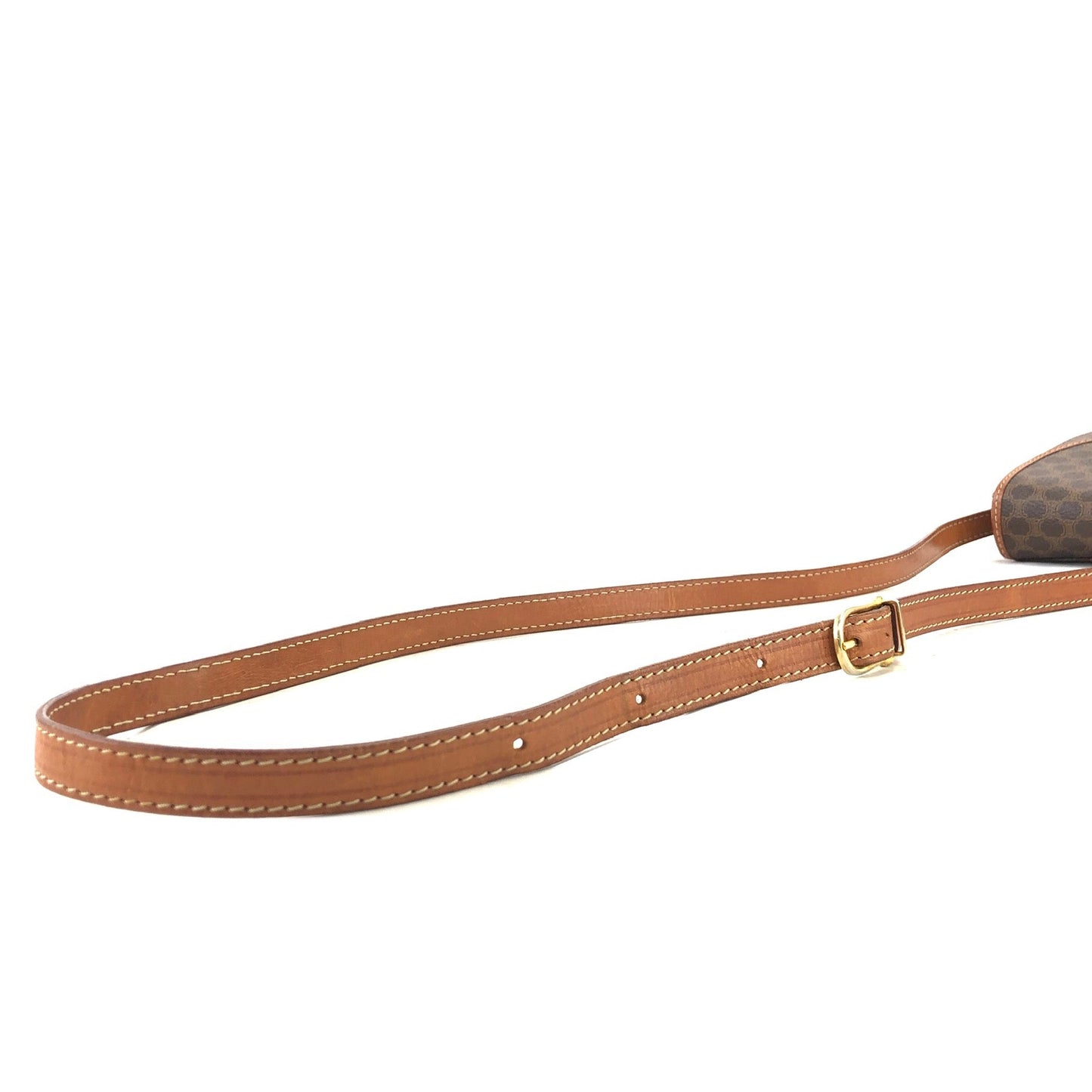 CELINE Macadam Blason Tassel Small Shoulderbag Brown Vintage Old celine my22ht