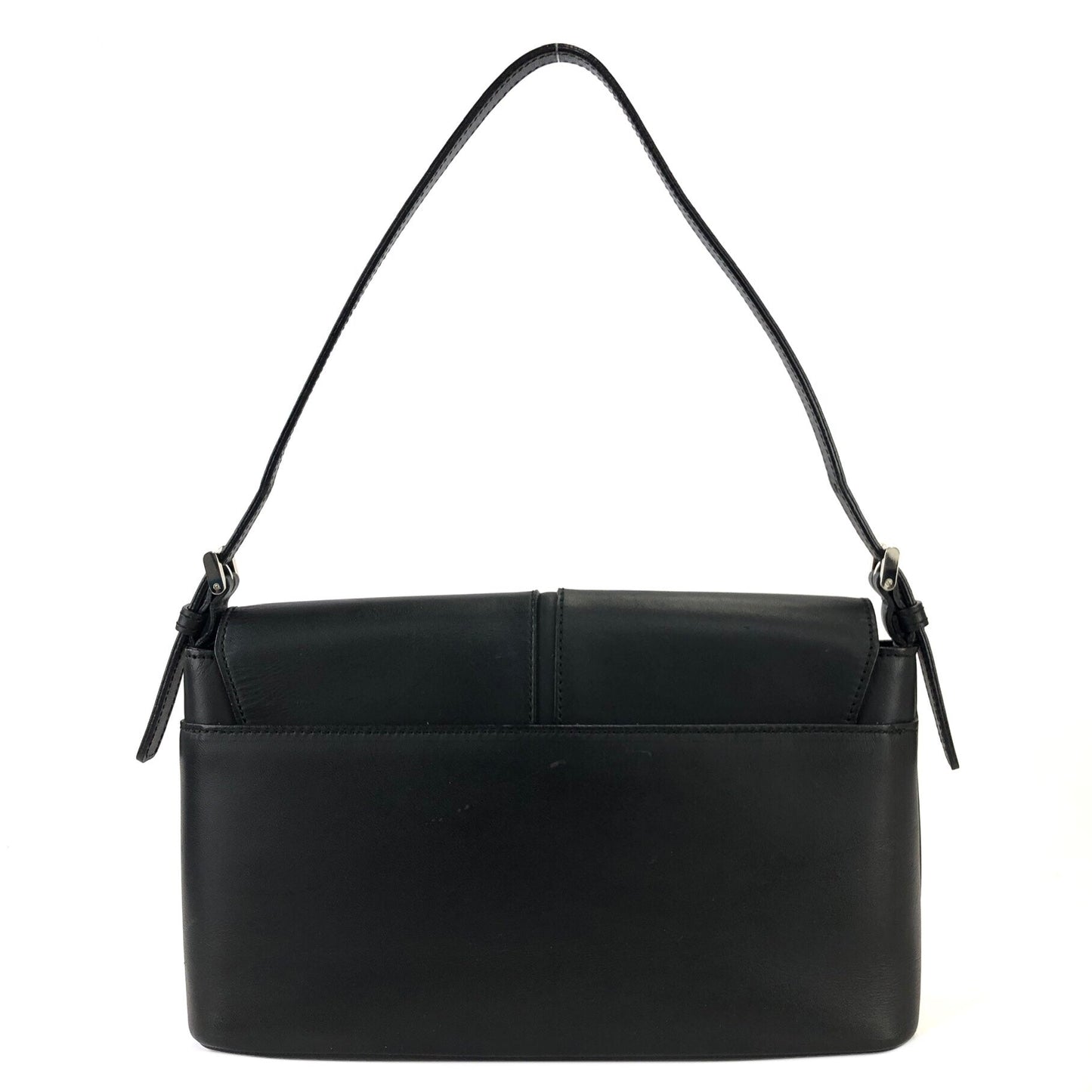 Burberrys Classic check Handbag Shoulder bag Black Vintage Old tsbz8h
