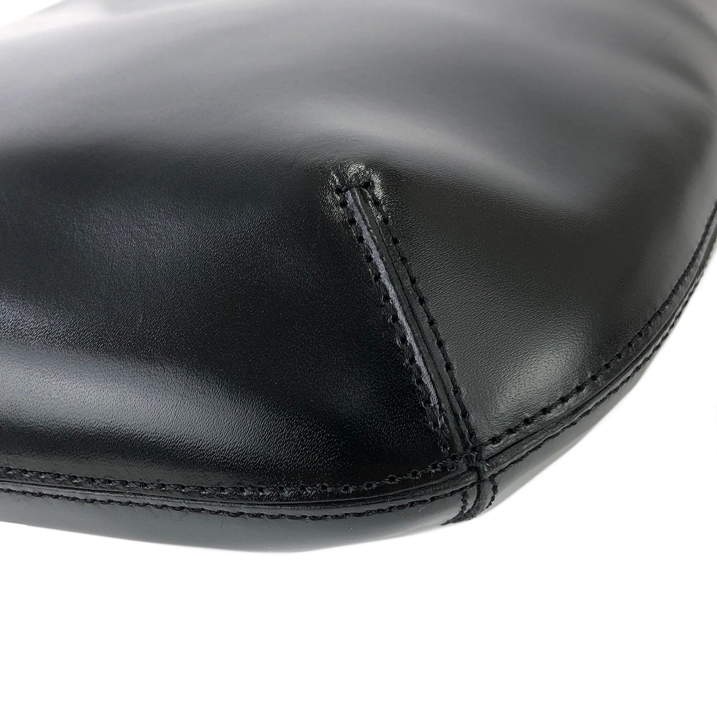 CELINE Logo Hobobag Handbag AVA Black Old Celine vintage tn8fbb