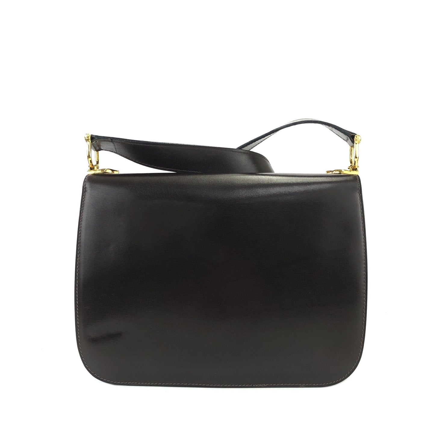 CELINE Horse carriage Crossbody Shoulderbag Brown Vintage Old CELINE apx2ne