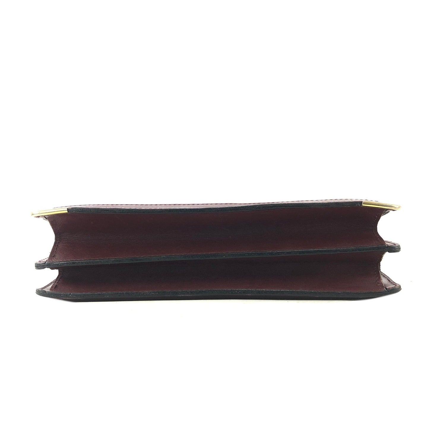 Cartier Must Line Suede Shoulder bag Bordeaux Vintage Old cyi7gh
