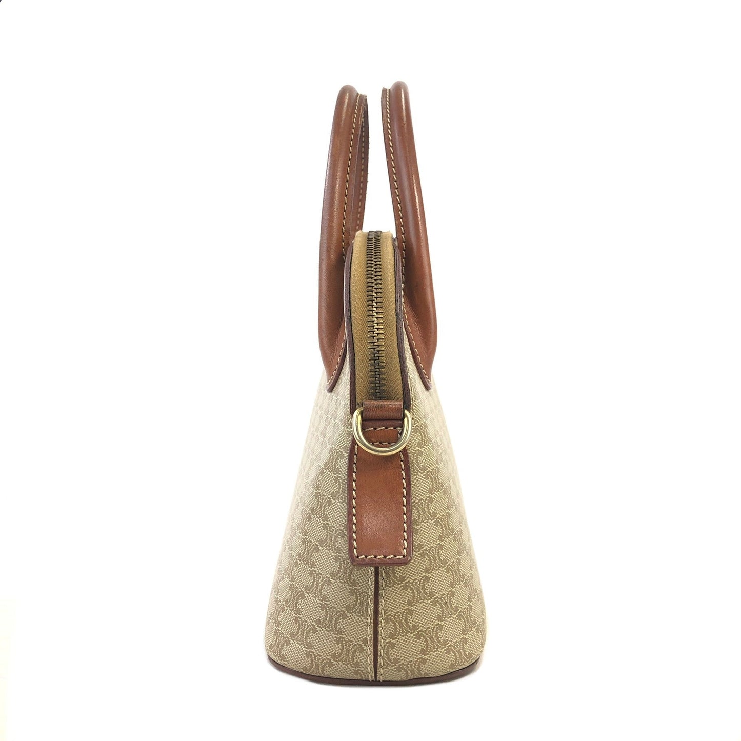 CELINE Macadam 2WAY迷你包 Bugatti Bored 手提包單肩包米色復古 oldceline k2jmdu