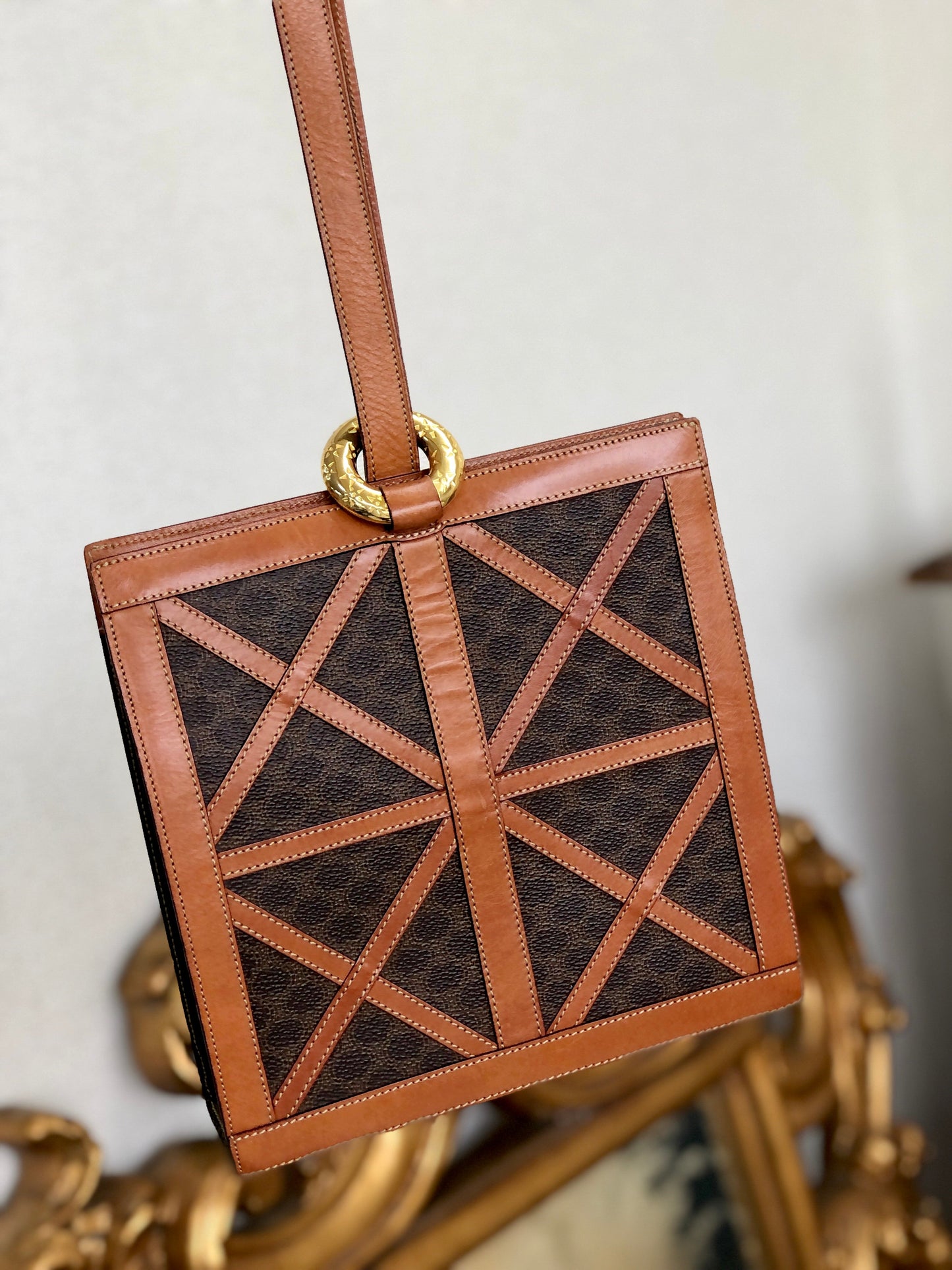 CELINE Macadam Starball 肩背包 棕色 復古 舊 CELINE 8yfe4z