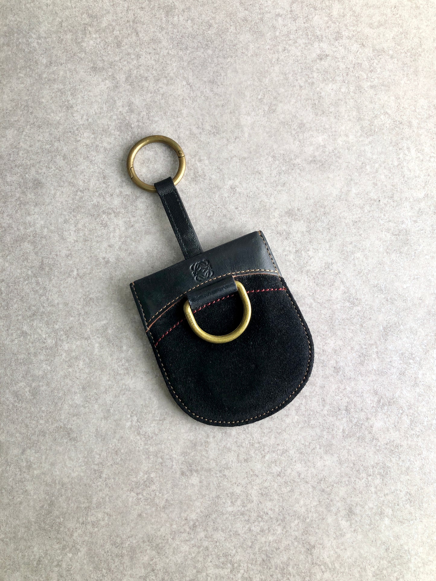LOEWE Anagram 鑰匙包 黑色 復古 baerut