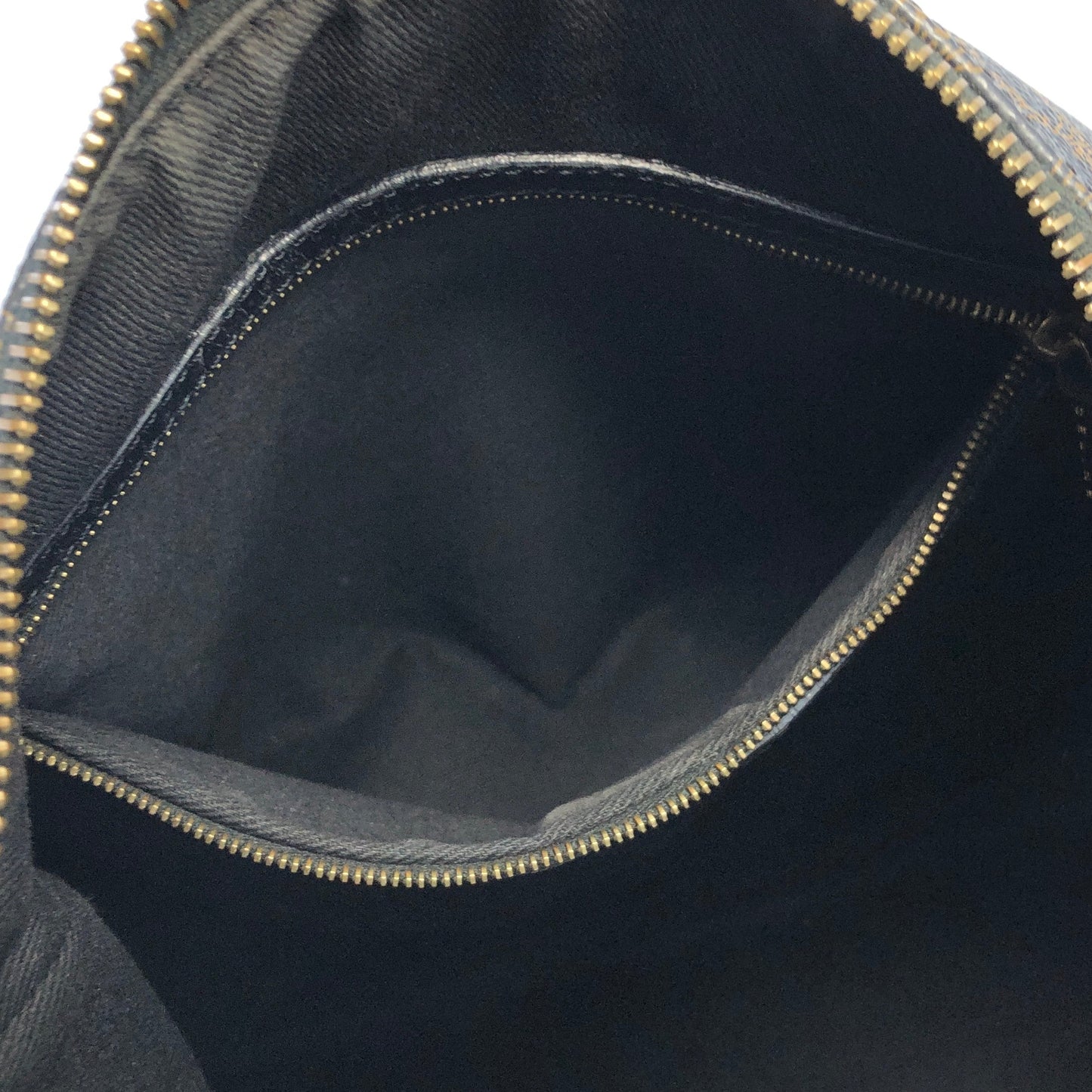 CELINE Macadam Shoulder bag Hobobag Black Old Celine Vintage 6civbn