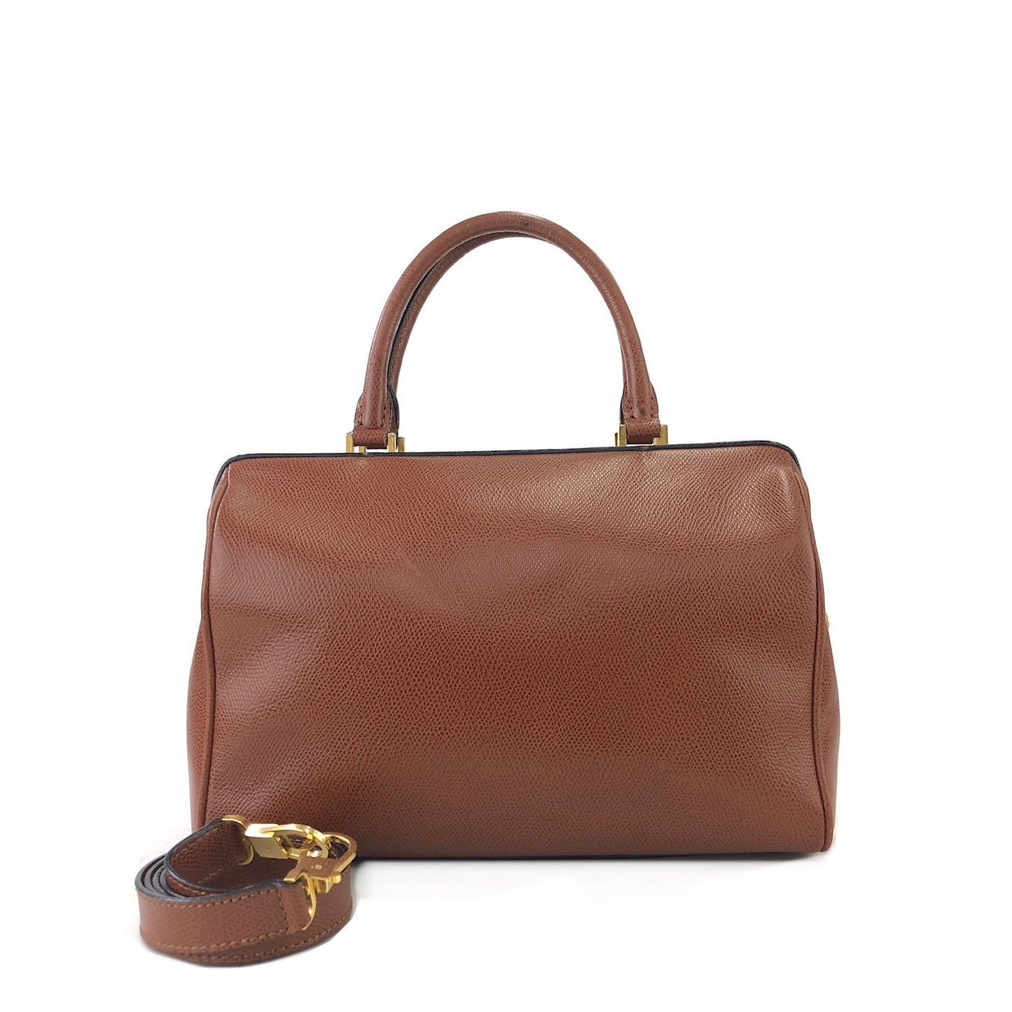 CELINE 皮革兩用波士頓包 單肩包 棕色 復古 舊 Celine e8hsve