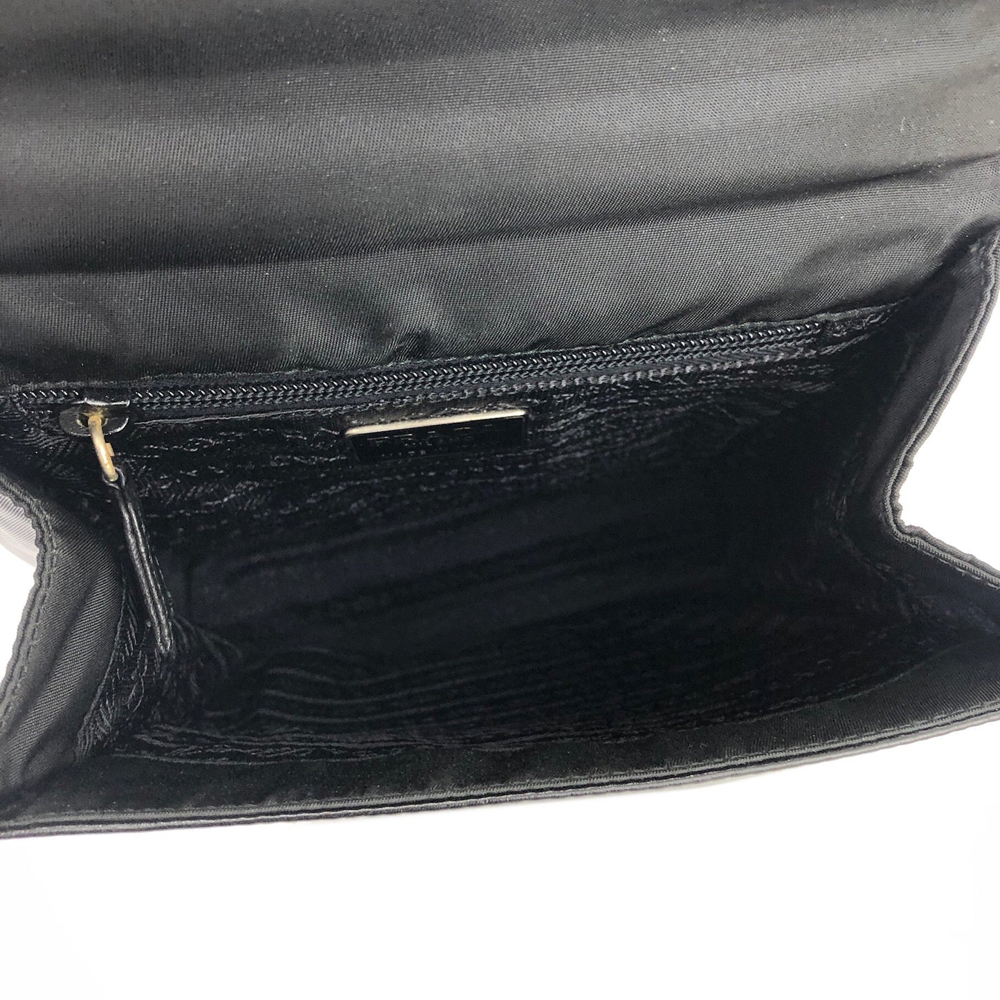 PRADA 納帕皮革手提包 黑色 wb5dh7