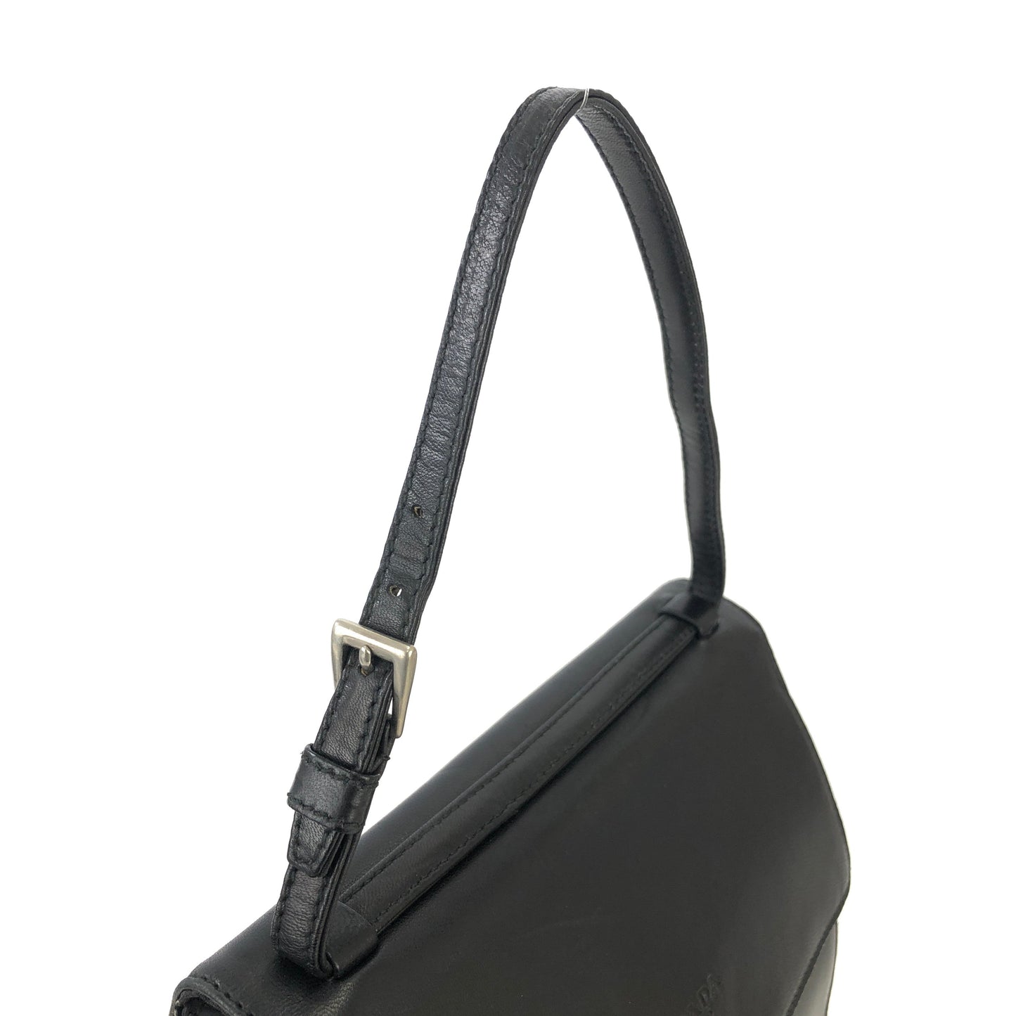 PRADA 納帕皮革手提包 黑色 wb5dh7