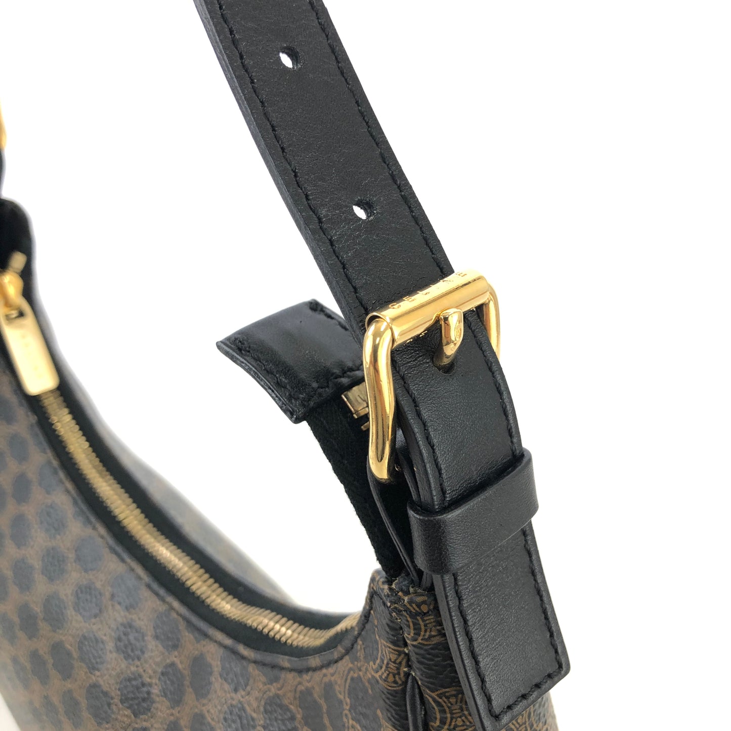 CELINE Macadam 手提包 Hobobag 黑色 AVA Old Celine Vintage d7kbzk