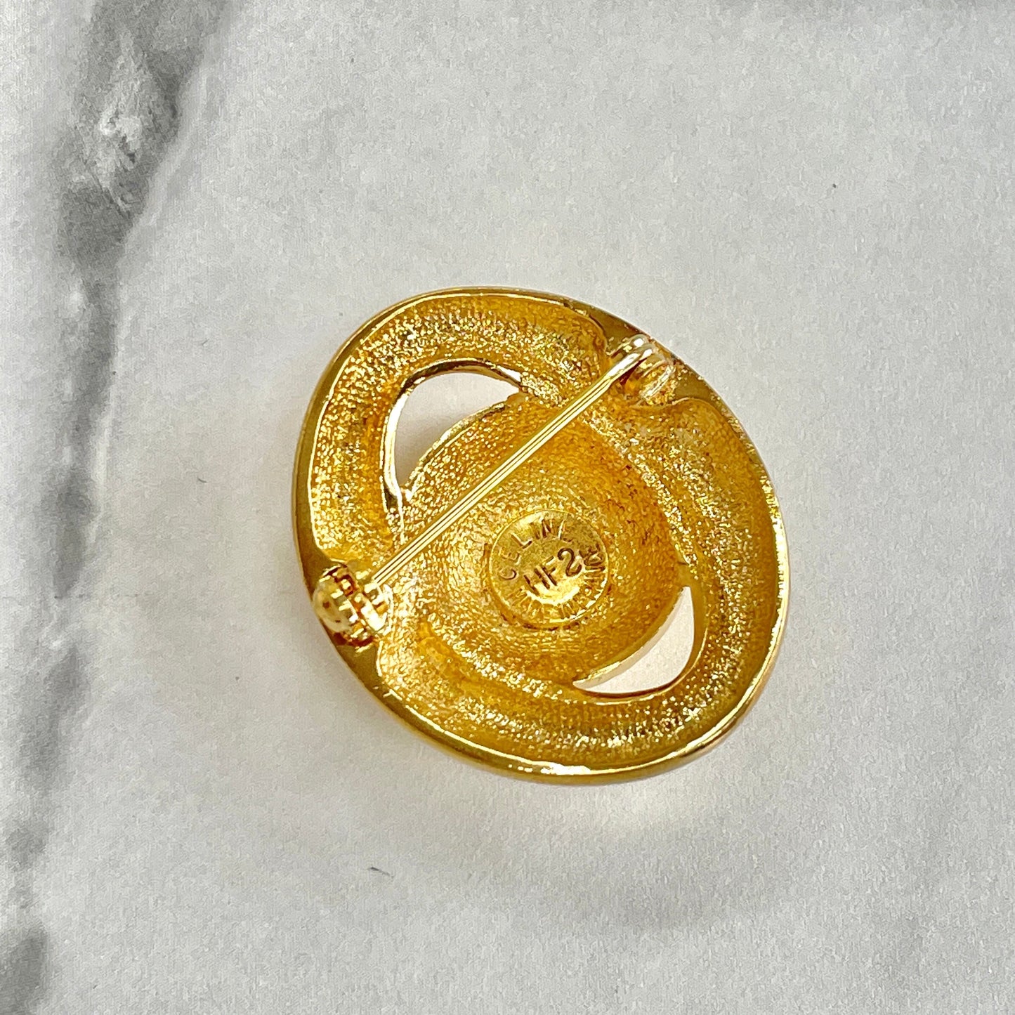 CELINE Starball Brooch Gold Accessory Old Celine Vintage av36f6