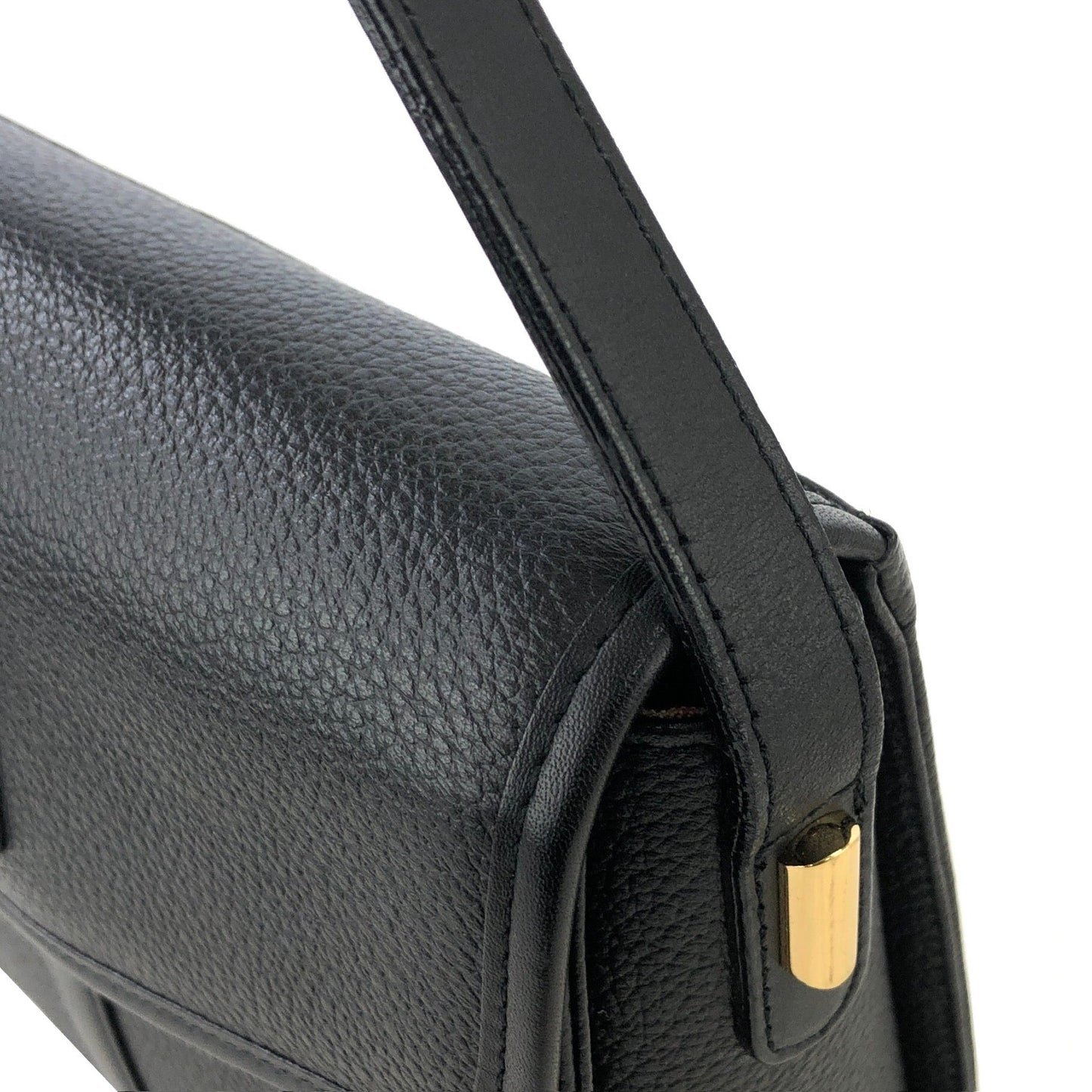 Burberrys Logo Crossbody Shoulder bag Black Vintage Old 5bhf2i