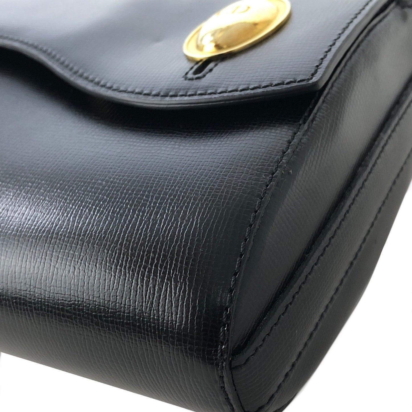 Christian Dior CD Logo Wave 斜背包 肩背包 黑色 復古 舊款 m5w356