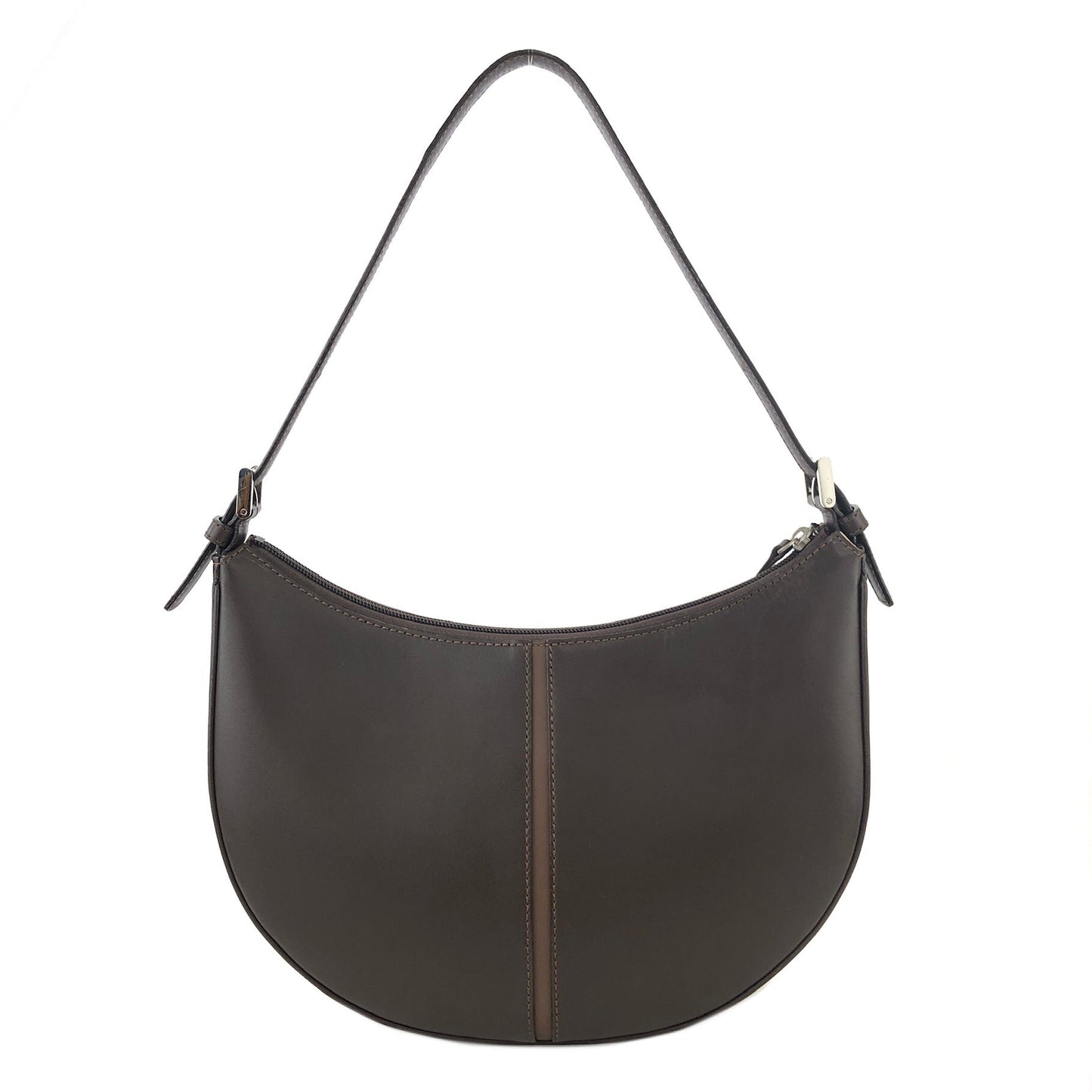 Burberrys Leather Hobo bag Shoulder bag Brown Vintage Old kuvk5s