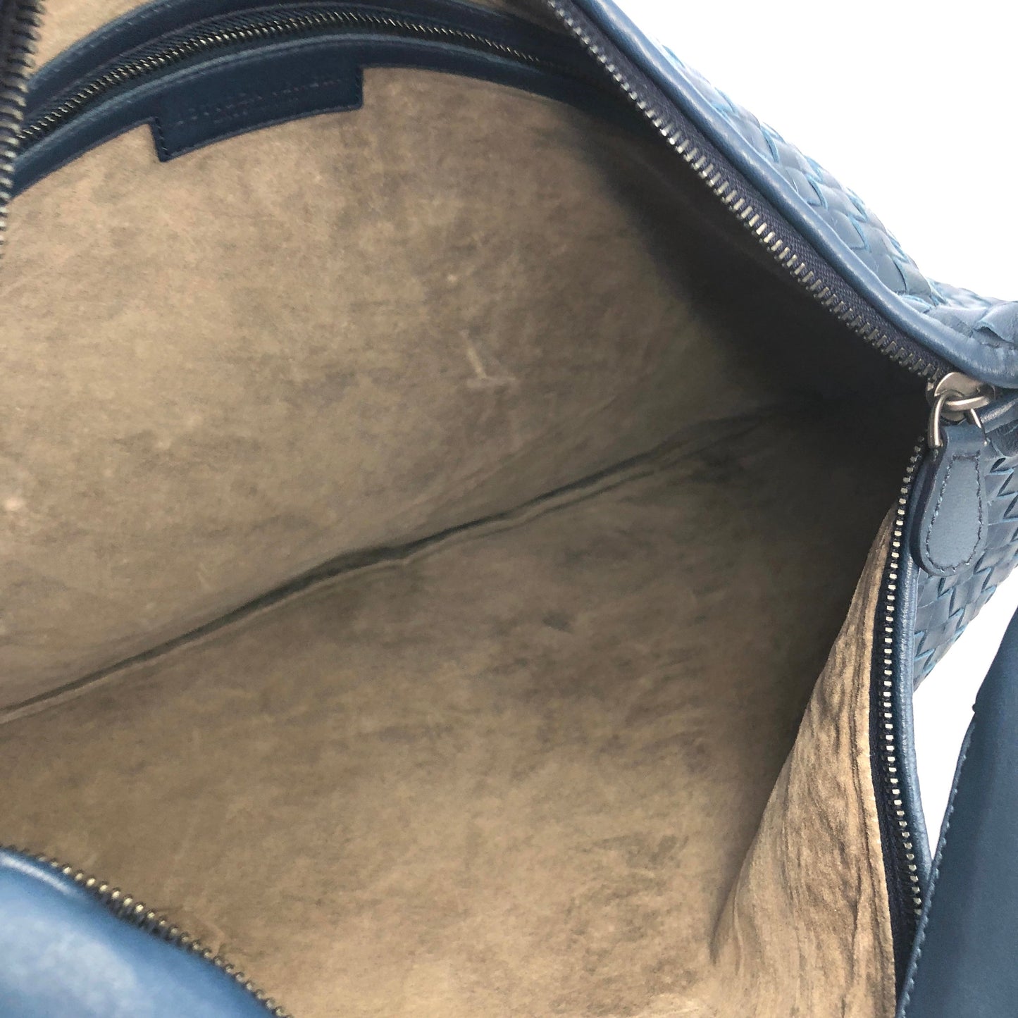 Bottega Veneta Intrecciato 皮革 Hobo 包 藍色 復古 awvey7