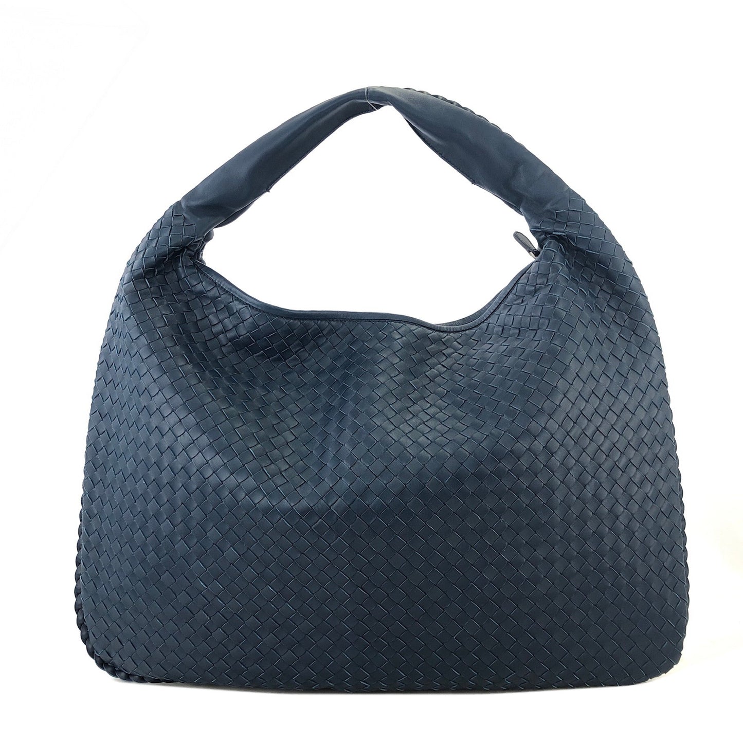 Bottega Veneta Intrecciato 皮革 Hobo 包 藍色 復古 awvey7