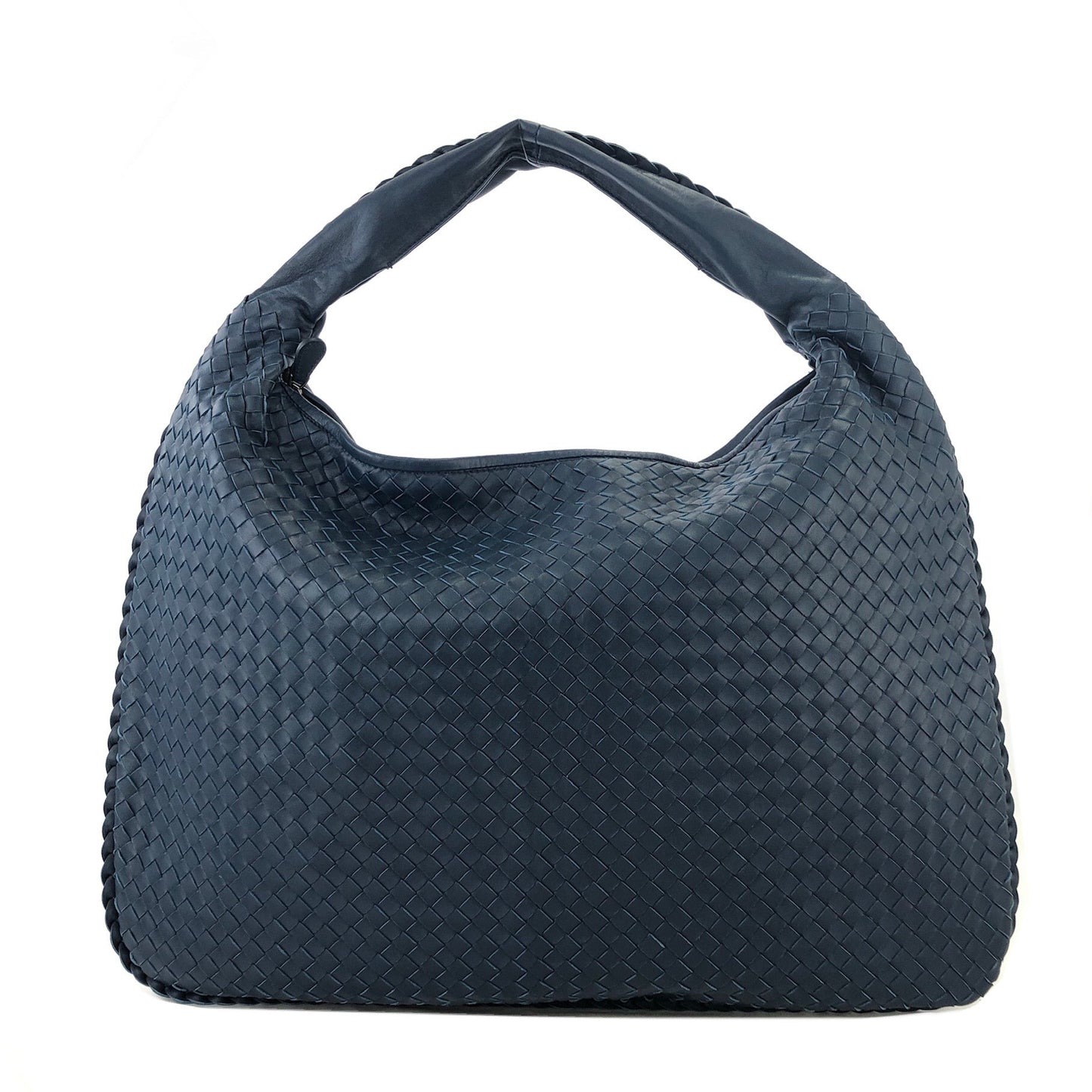 Bottega Veneta Intrecciato 皮革 Hobo 包 藍色 復古 awvey7