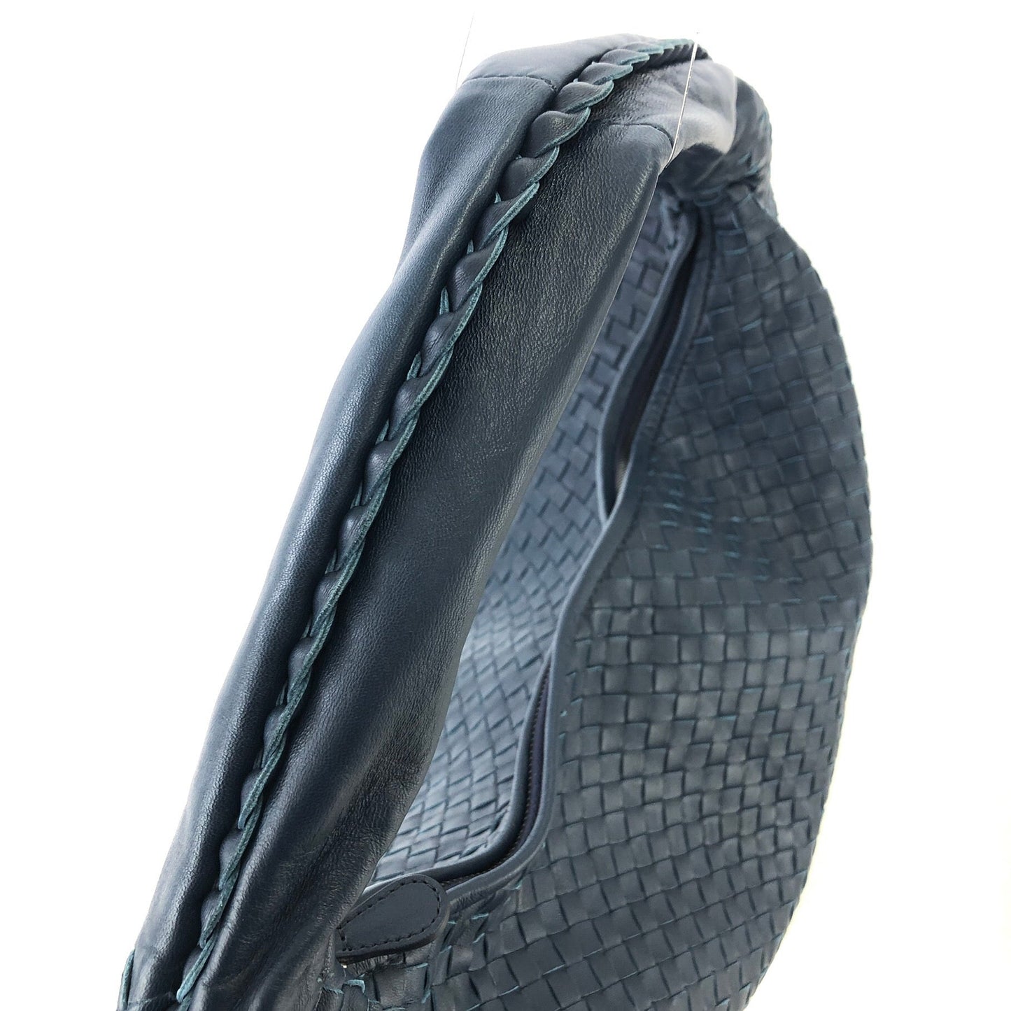 Bottega Veneta Intrecciato 皮革 Hobo 包 藍色 復古 awvey7