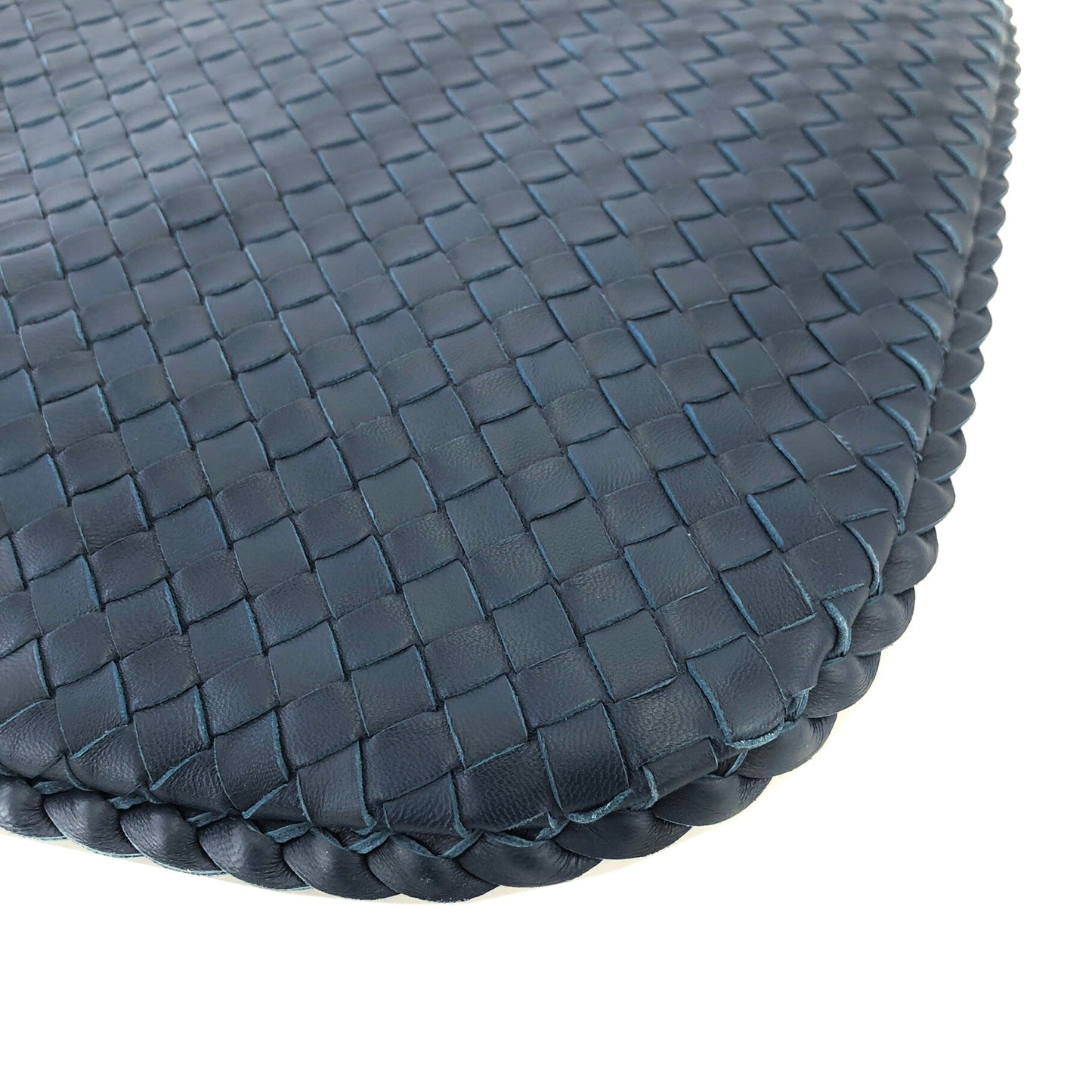 Bottega Veneta Intrecciato 皮革 Hobo 包 藍色 復古 awvey7