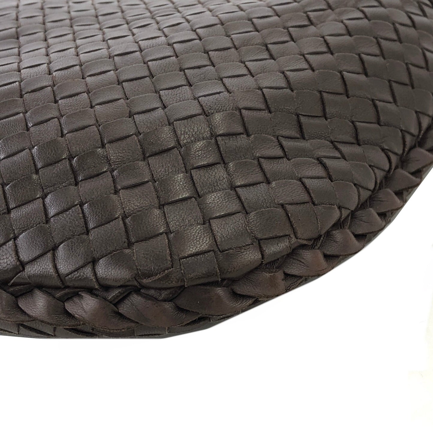 Bottega Veneta Intrecciato Leather Hobo bag Brown VIntage k3wg3r