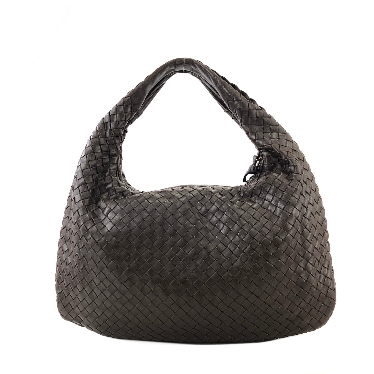 Bottega Veneta Intrecciato Leather Hobo bag Brown VIntage k3wg3r
