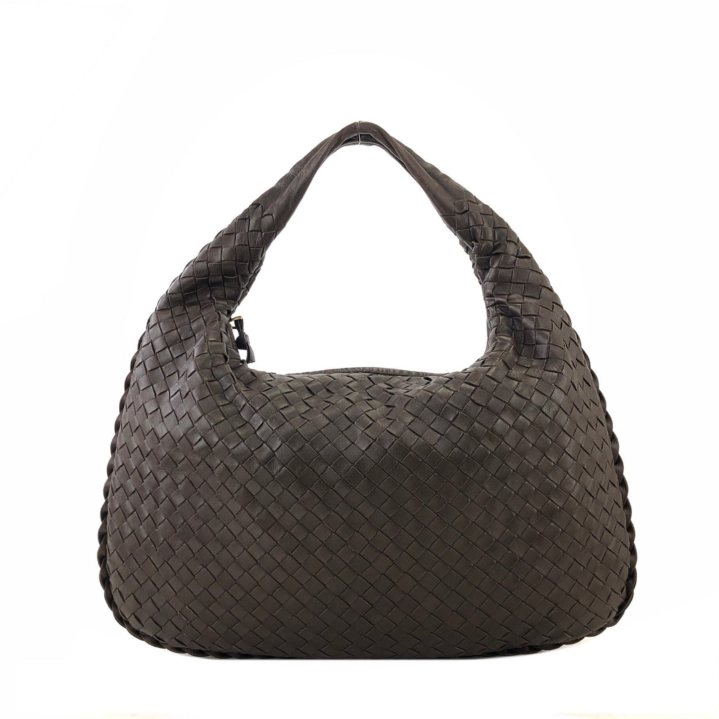 Bottega Veneta Intrecciato Leather Hobo bag Brown VIntage k3wg3r