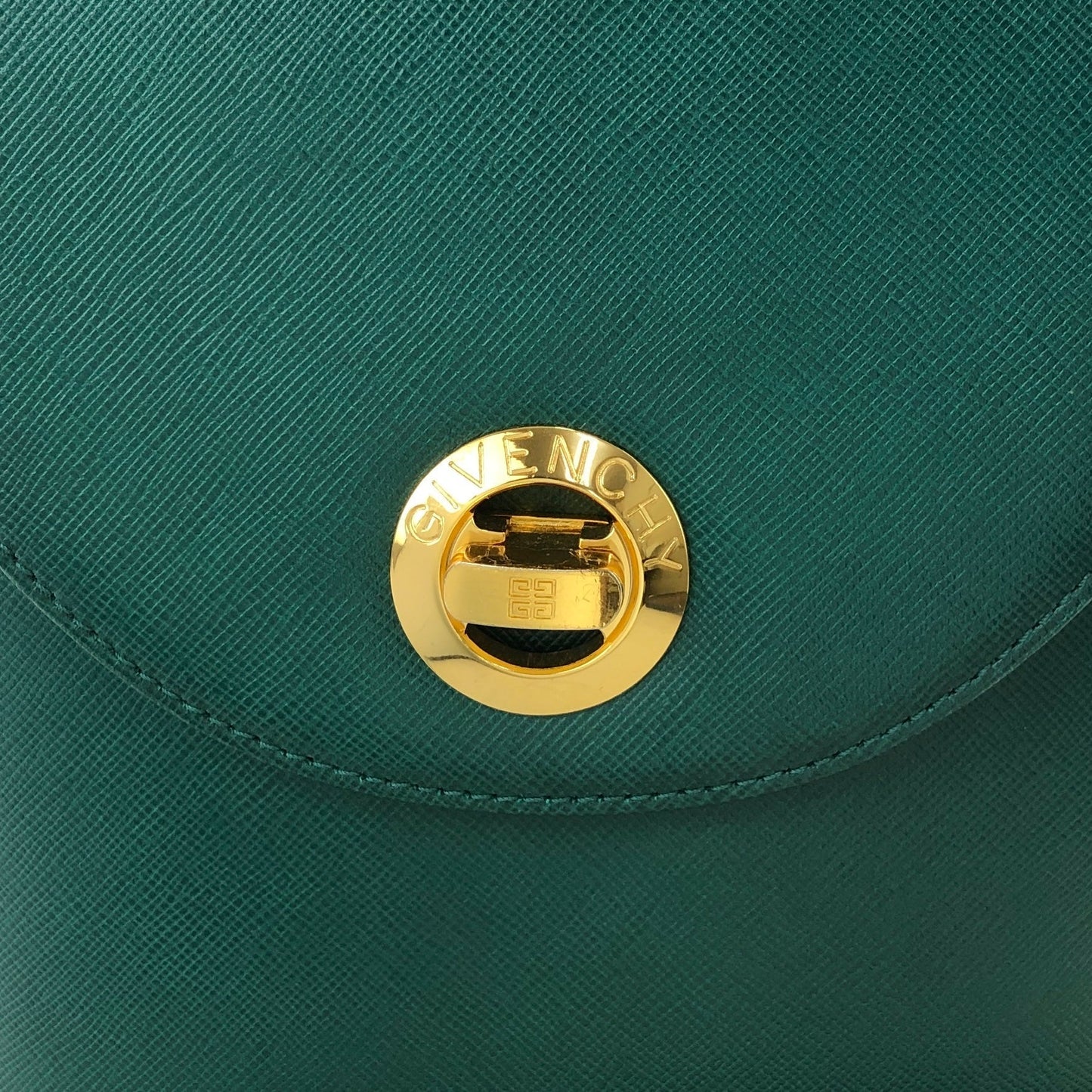 GIVENCHY 旋鎖標誌皮革 綠色 rvmee6