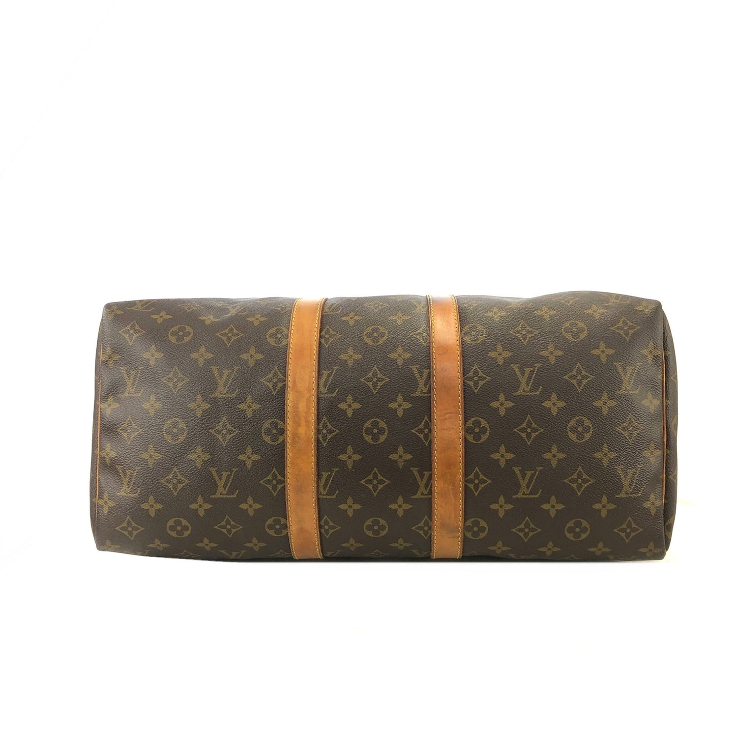 LOUIS VUITTON monogram keepall45 M41428 boston bag Brown Vintage Old t75hrk