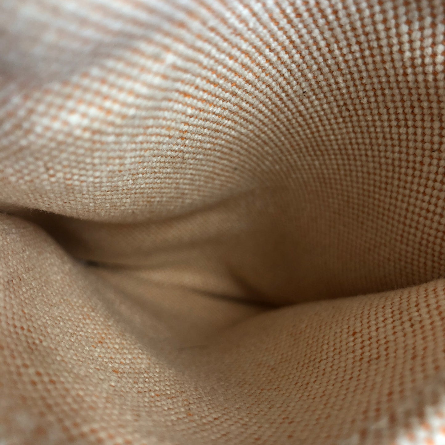 HERMES Fool toe MM 帆布手提包 米色 Vintage Old 5k5wy6