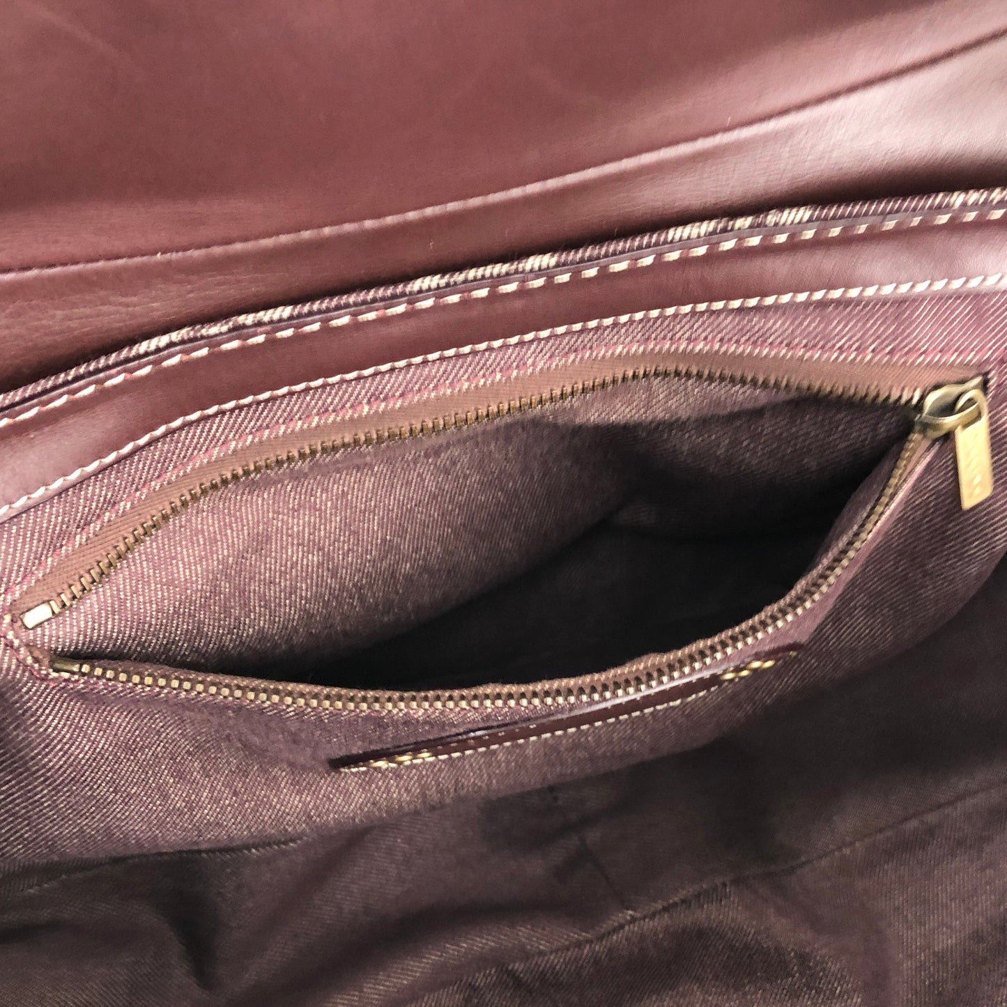 CELINE Paris Macadam Front Buckle Boston bag Purple Vintage Old CELINE r3uwfa