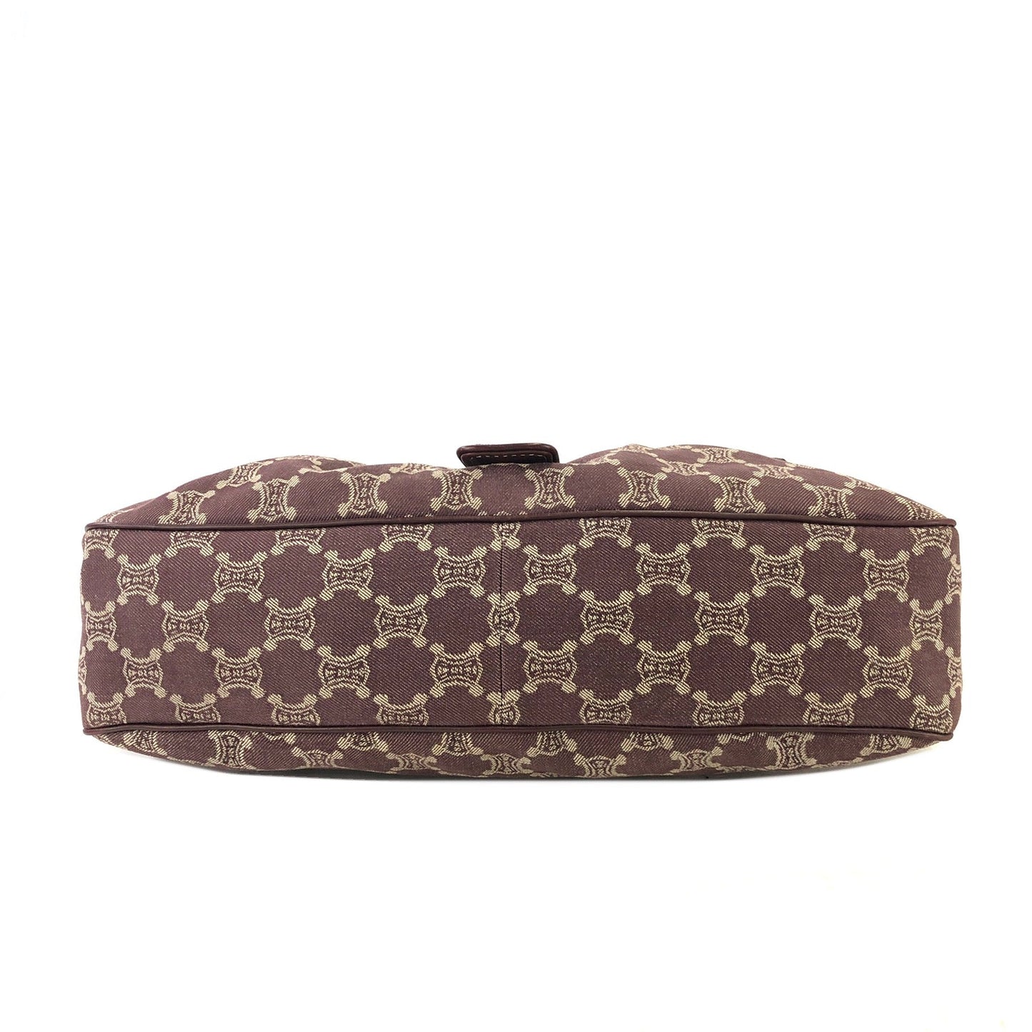 CELINE Paris Macadam Front Buckle Boston bag Purple Vintage Old CELINE r3uwfa