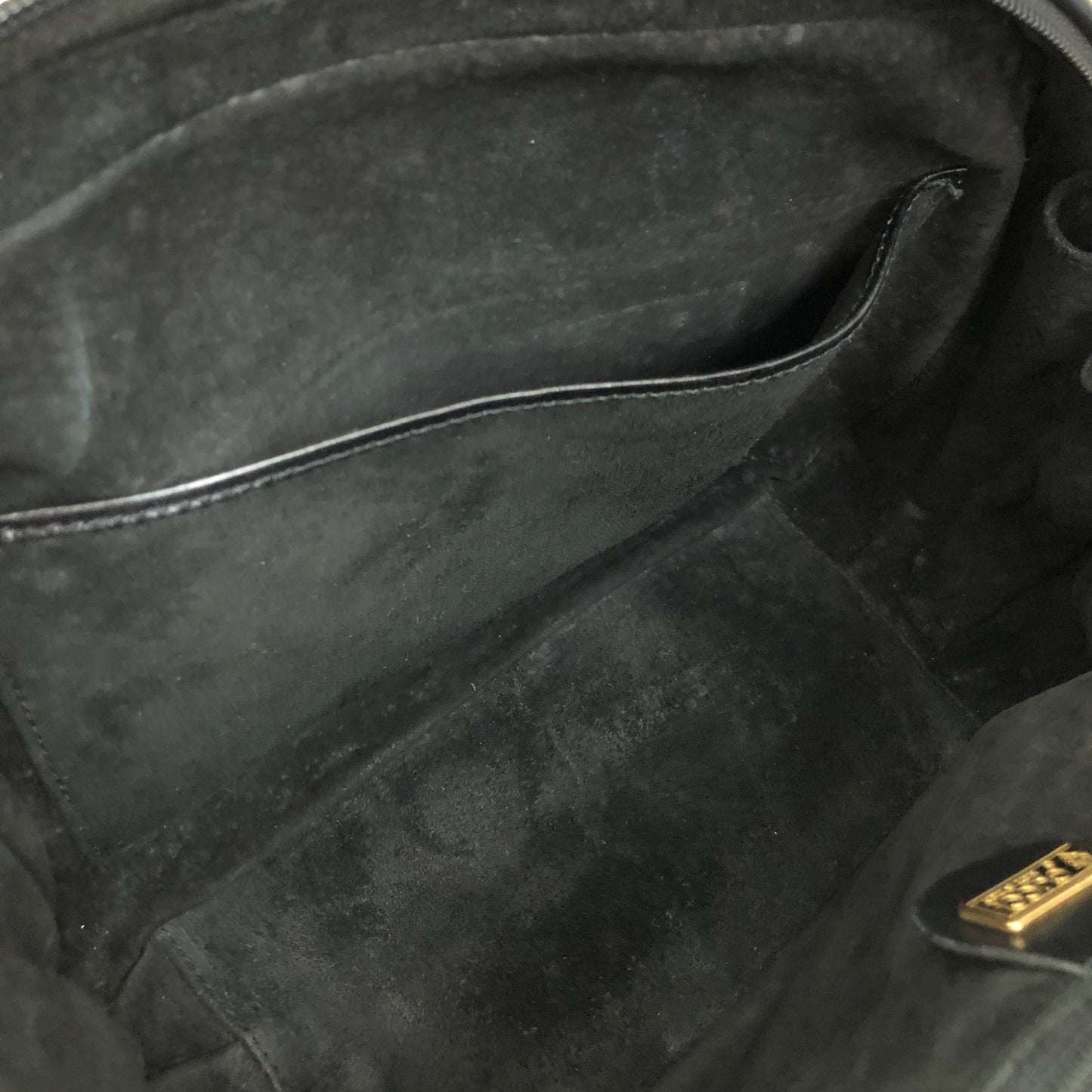 GUCCI Interlocking Handbag Black Vintage jkfsmf