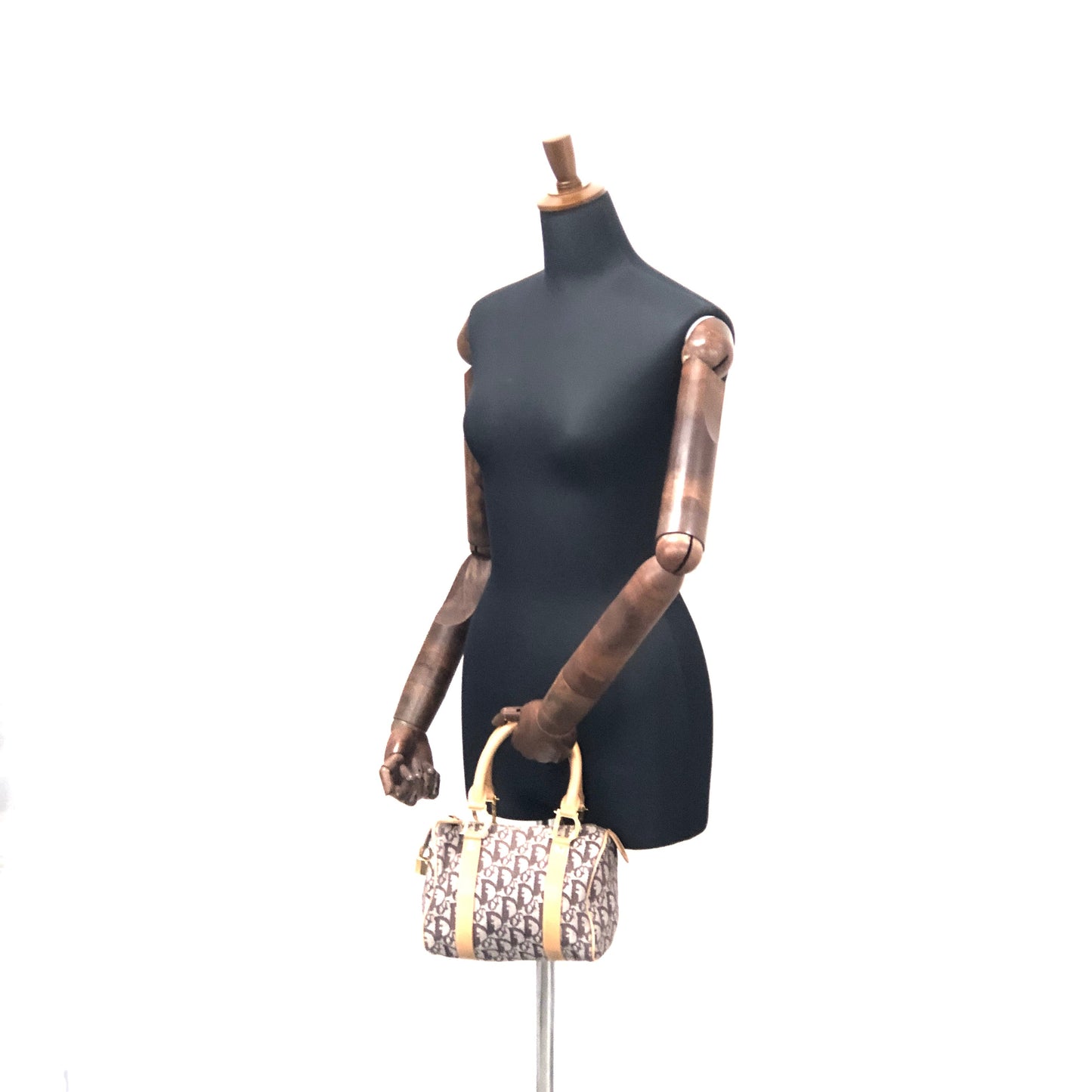 Christian Dior Trotter Small Bostonbag Handbag Brown Vintage Old y2sh4f